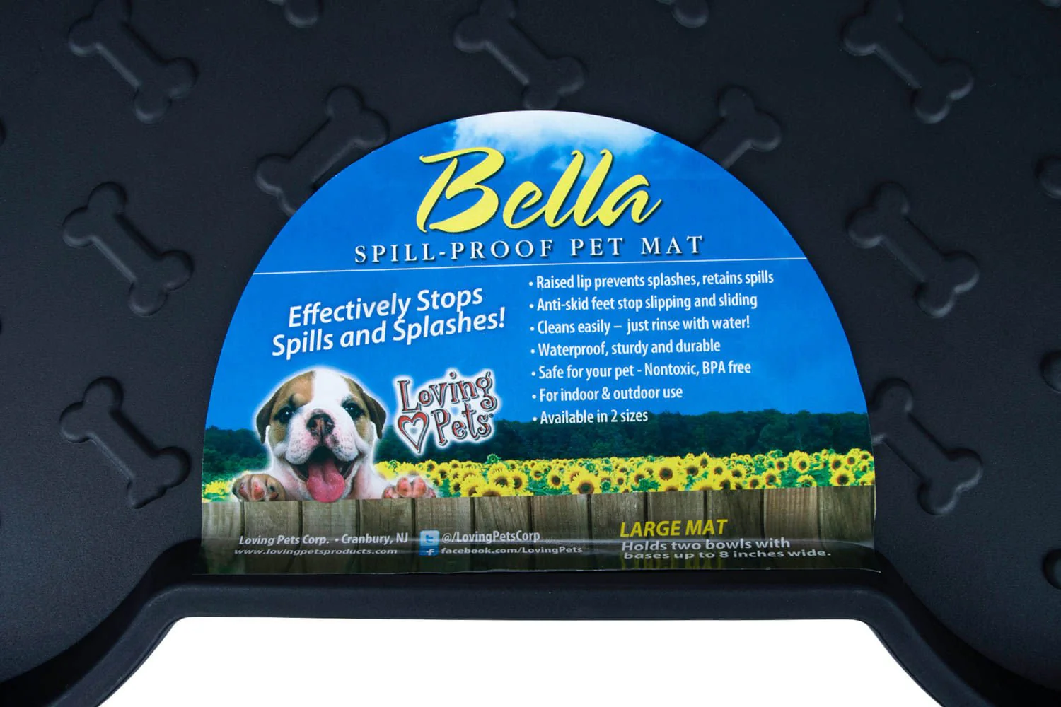 Bella Spill-Proof Dog Bowl Mat - Image 5
