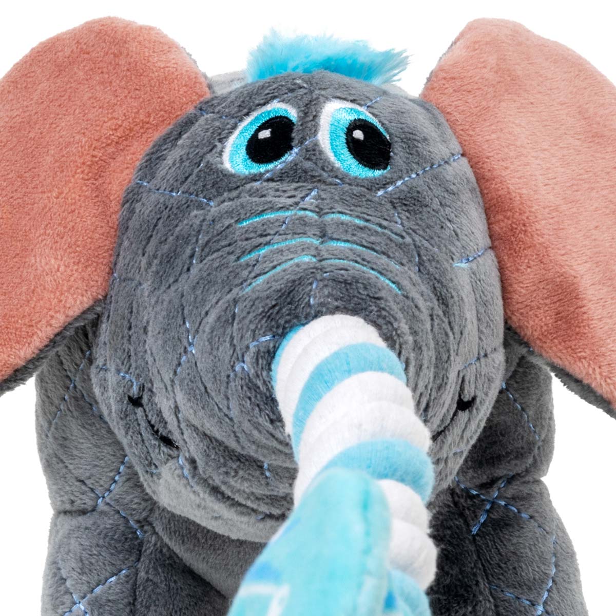 KONG Bendeez™ Plush Dog Toy with Flexible Rope Core & Squeaker - Image 4