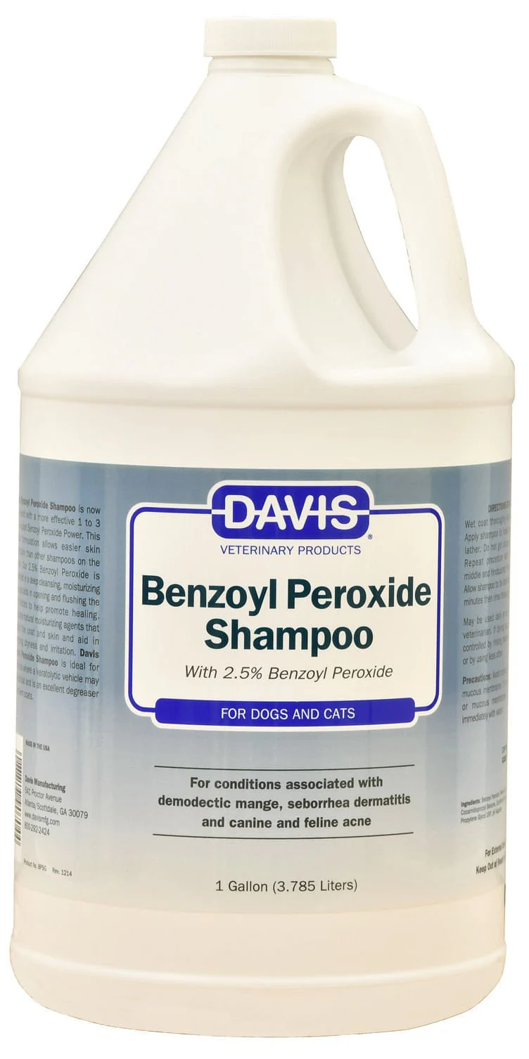 Davis 2.5% Benzoyl Peroxide Pet Shampoo – Demodectic Mange, Seborrhea & Acne Relief - Image 4