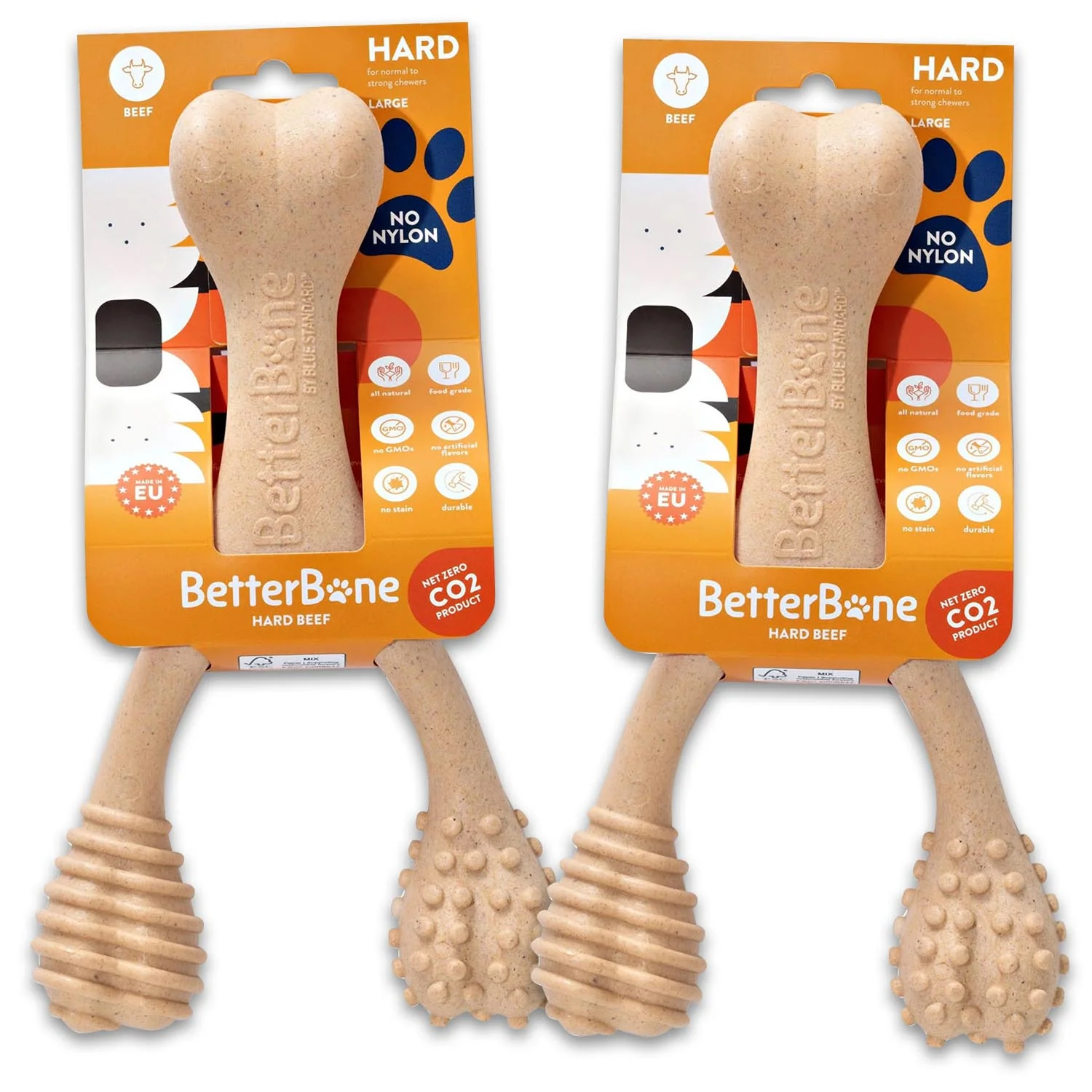 BetterBone Hard Density Natural Dog Chew Toy for Aggressive Chewers, Beef Flavor - Image 7