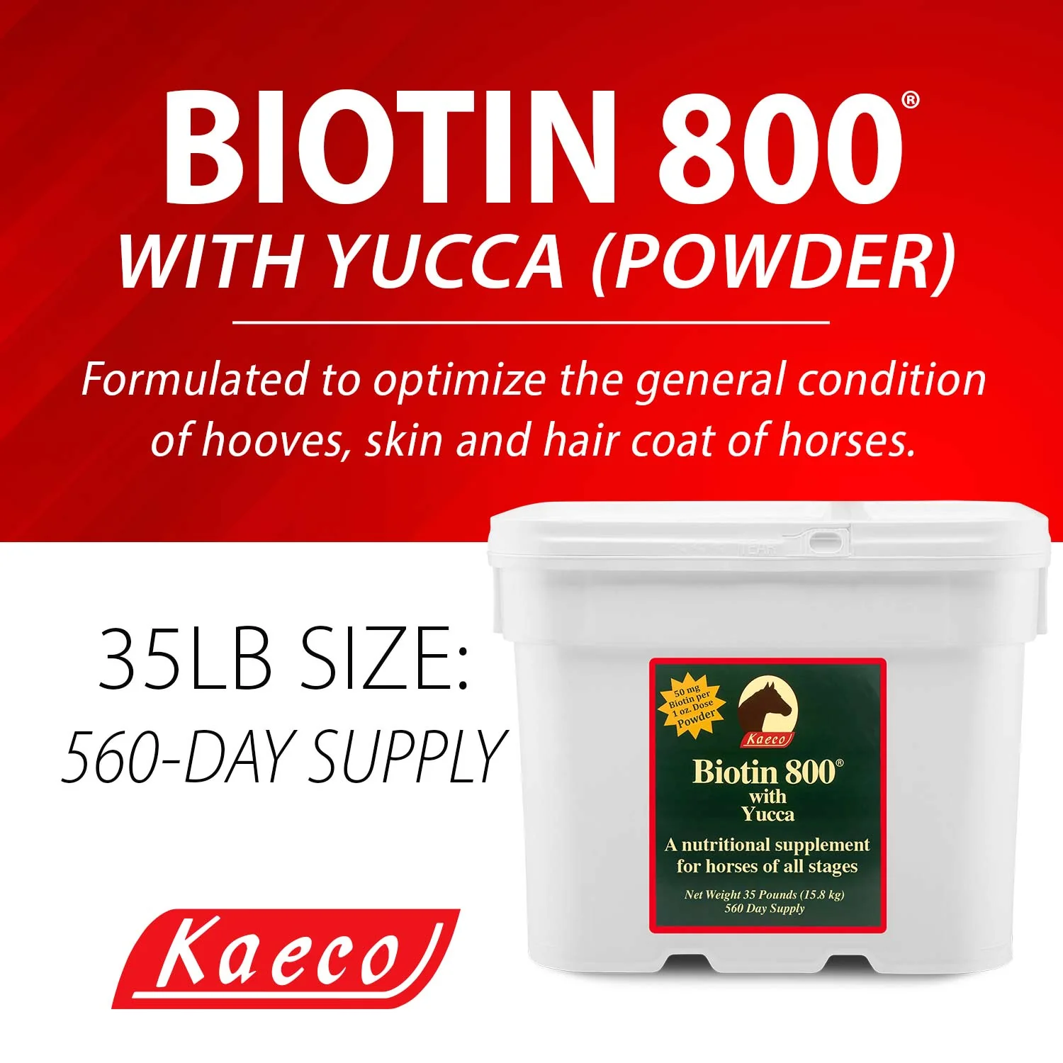 Biotin 800 Powder with Yucca Equine Supplement - Image 14
