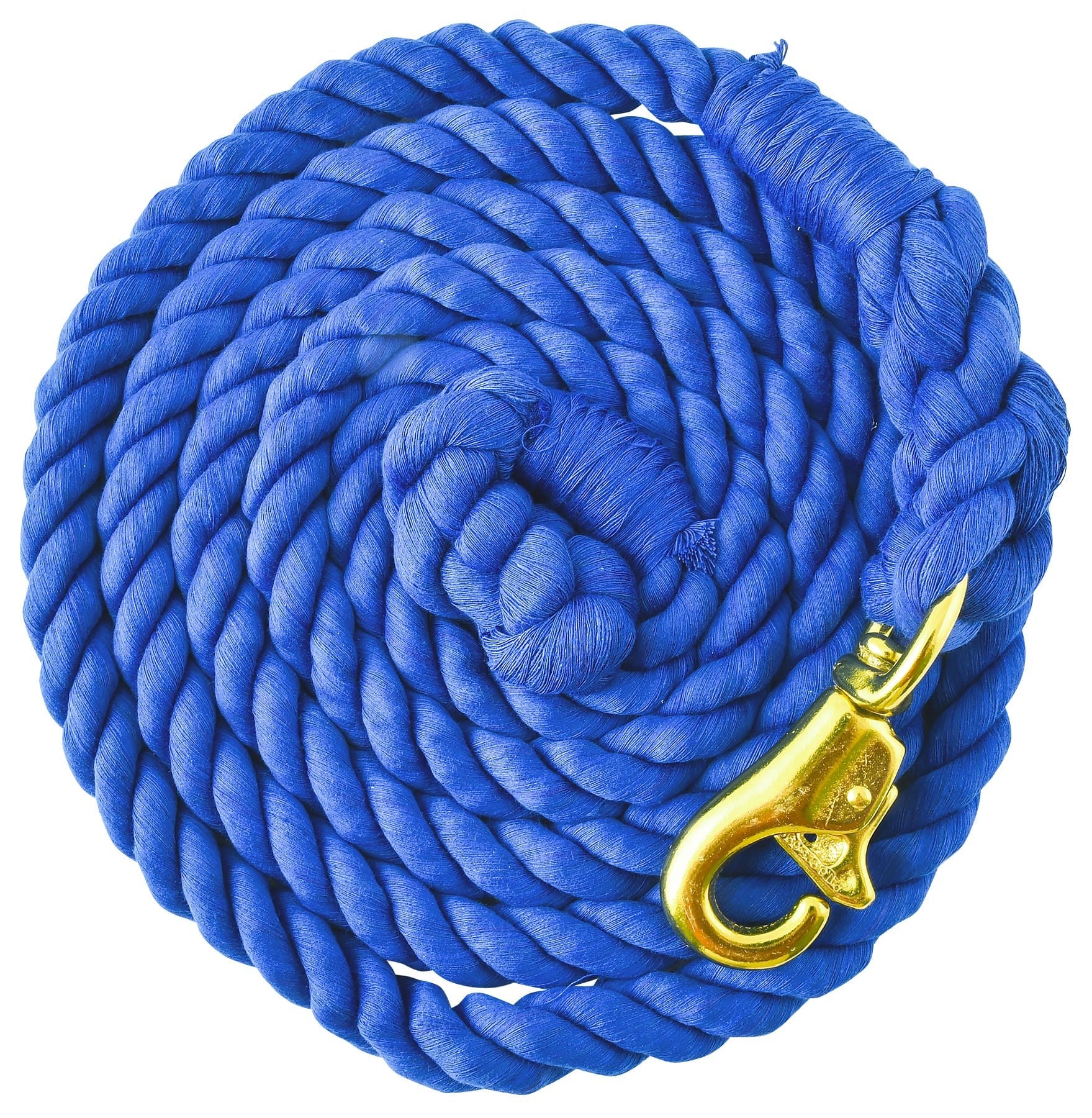 Tough1 Braided Cotton Horse Lead Rope with Trigger Bull Snap, 8.5' - Image 4