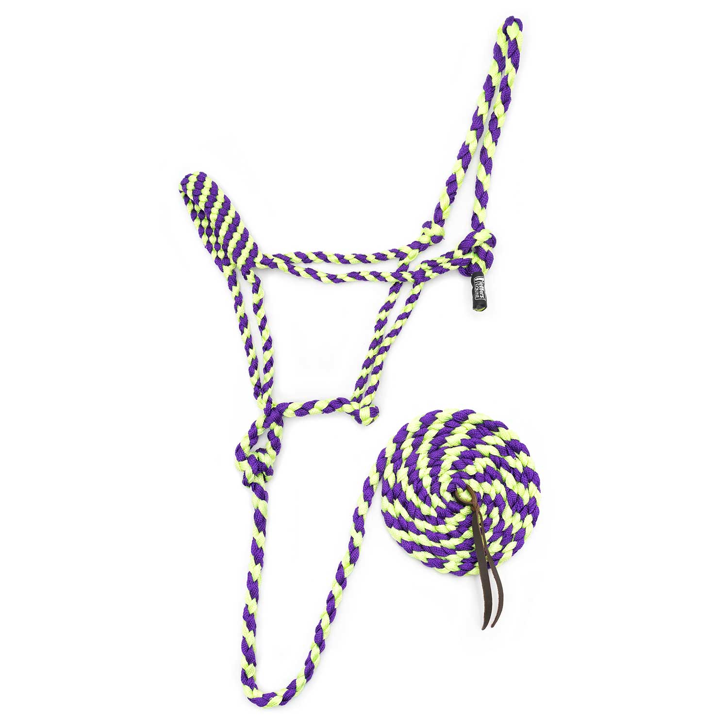 Jeffers Braided Mule Tape Halter with 10' Lead for Horses - Image 39
