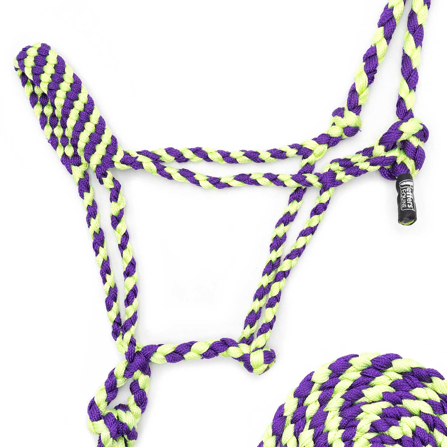 Jeffers Braided Mule Tape Halter with 10' Lead for Horses - Image 40