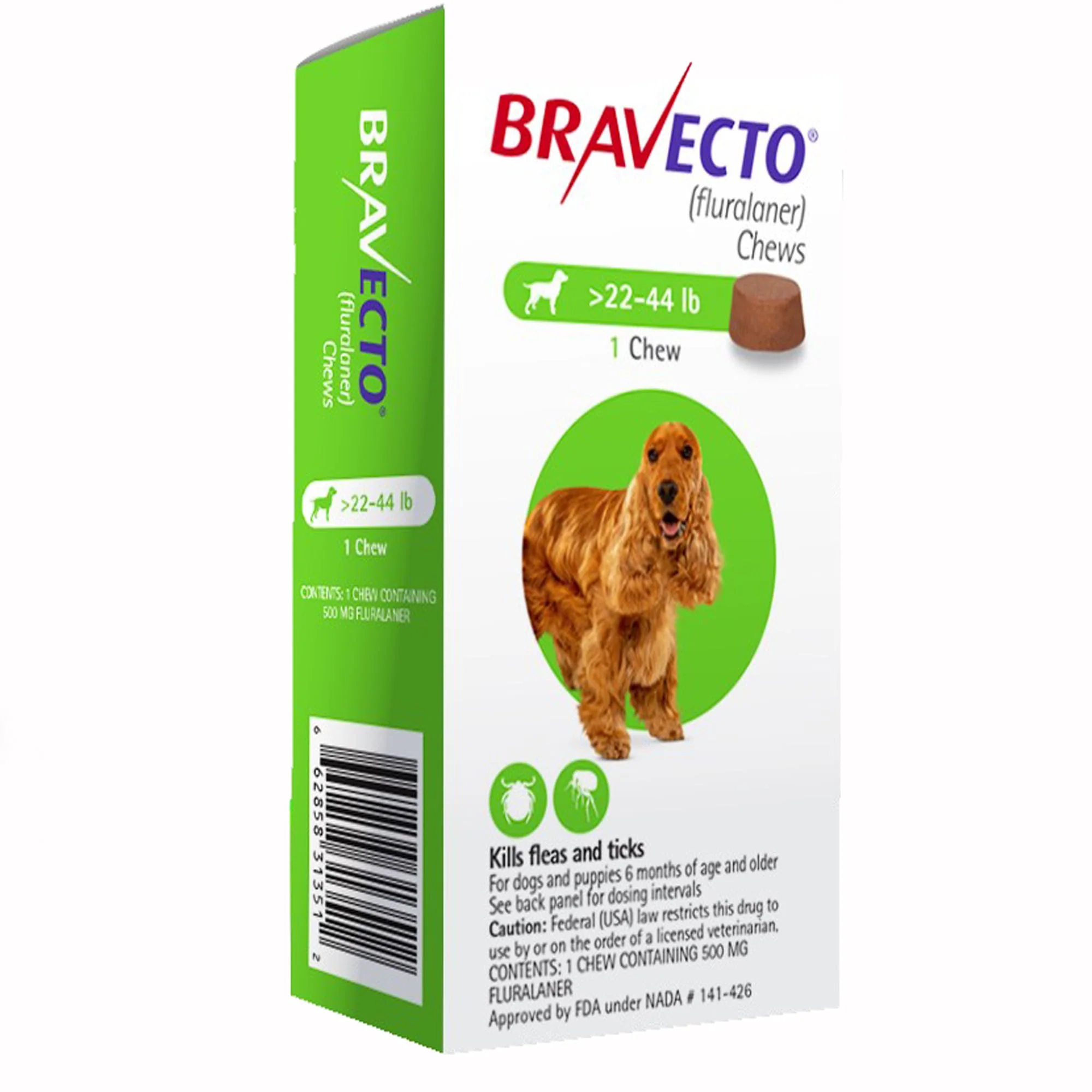 Rx Bravecto Chews for Dogs (Fluralaner) - 12 Week Flea & Tick Prevention, 1 Chew - Image 13