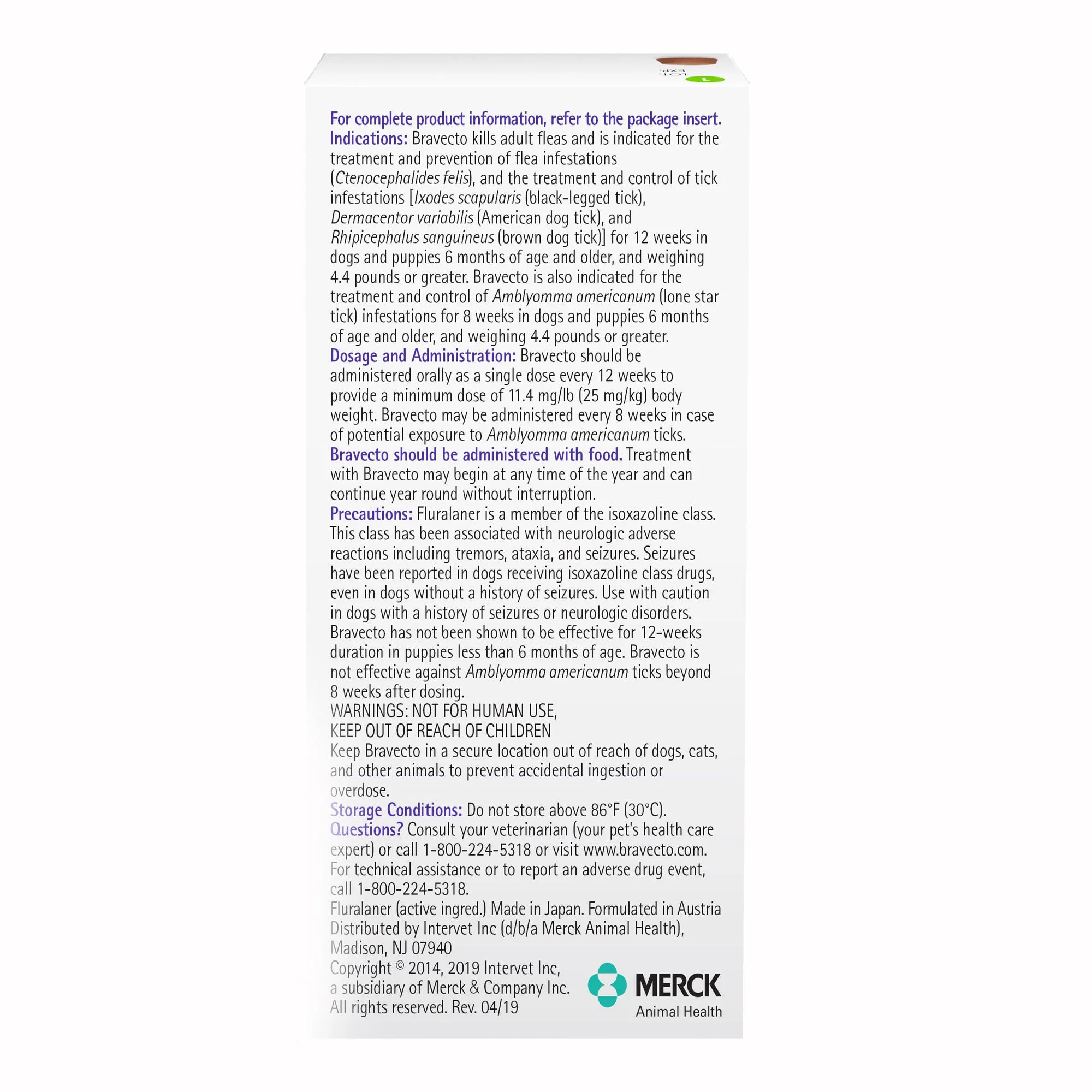 Rx Bravecto Chews for Dogs (Fluralaner) - 12 Week Flea & Tick Prevention, 1 Chew - Image 14