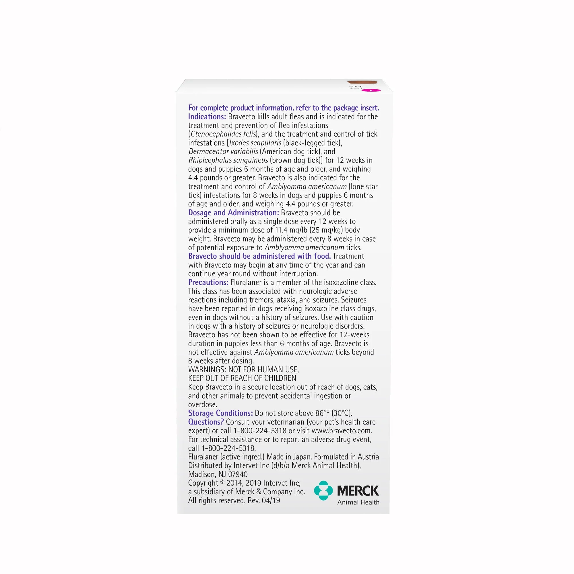 Rx Bravecto Chews for Dogs (Fluralaner) - 12 Week Flea & Tick Prevention, 1 Chew - Image 25