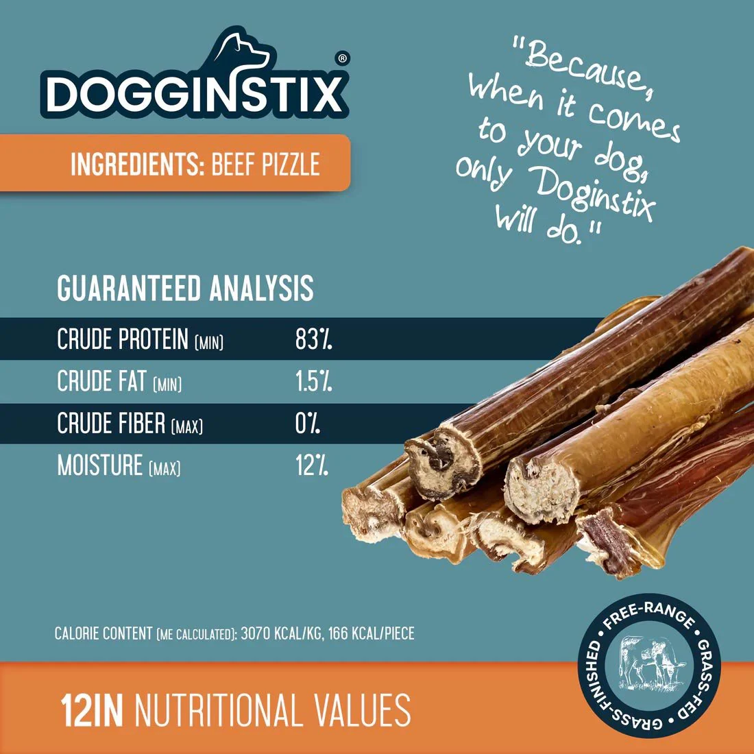 Dogginstix Bully Stick Dog Chew, All-Natural, Grass-Fed Beef, Odor-Free - Image 19