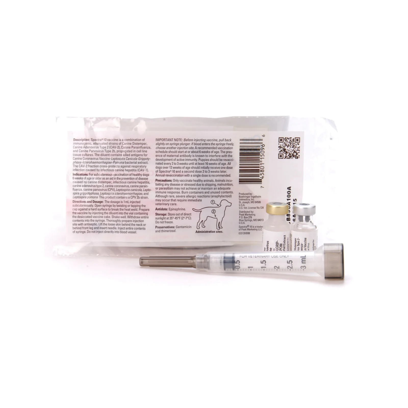 Canine Spectra 10 (10-way) Dog Vaccine - Image 2