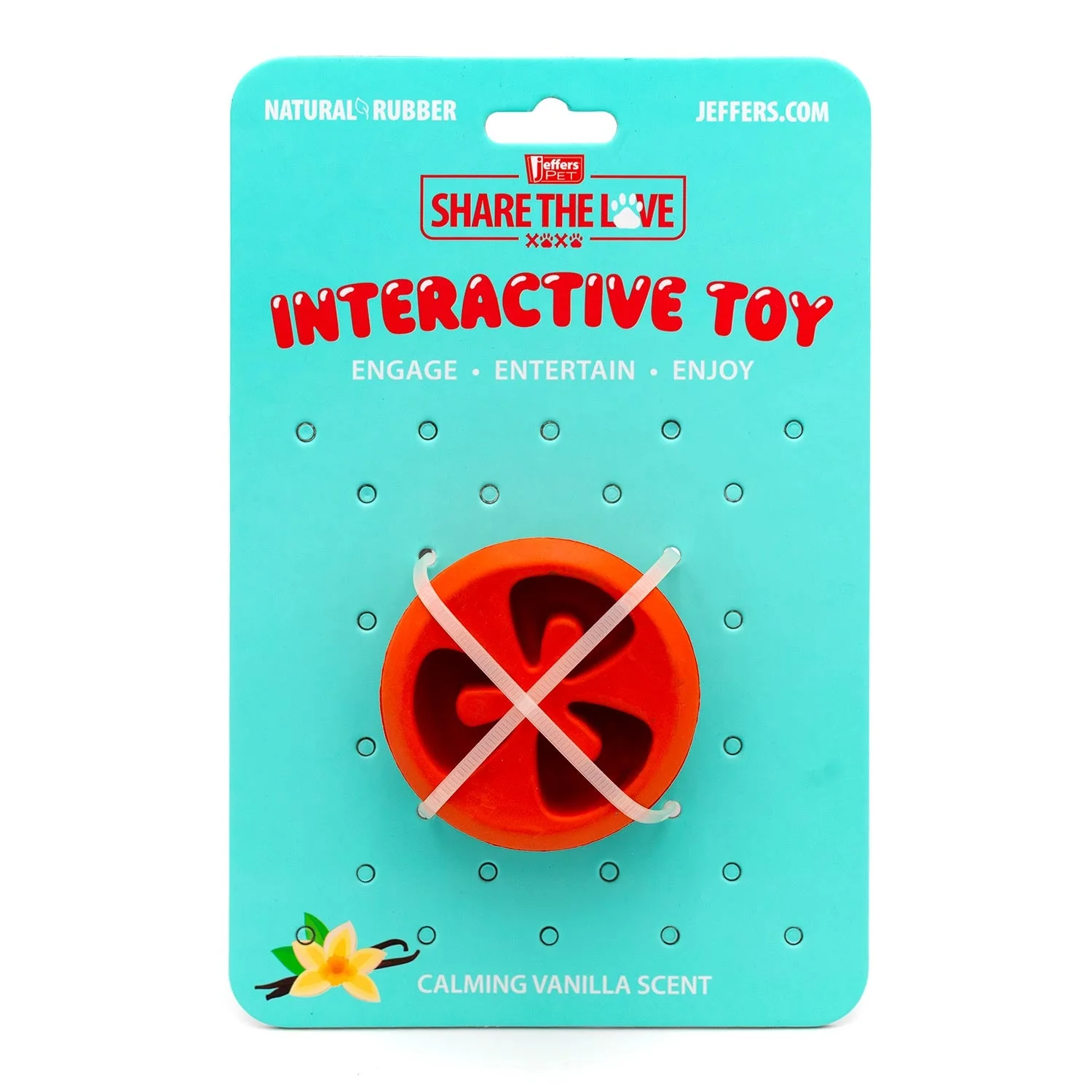Jeffers Tomato Shaped Natural Rubber Treat Dispensing Dental Dog Chew Toy for Medium-Chewers - Image 6