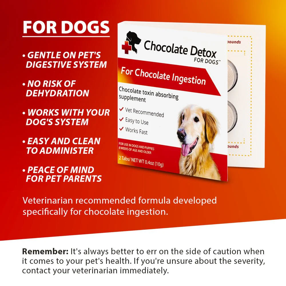 Chocolate Detox for Dogs, 2 Tablets - Image 3