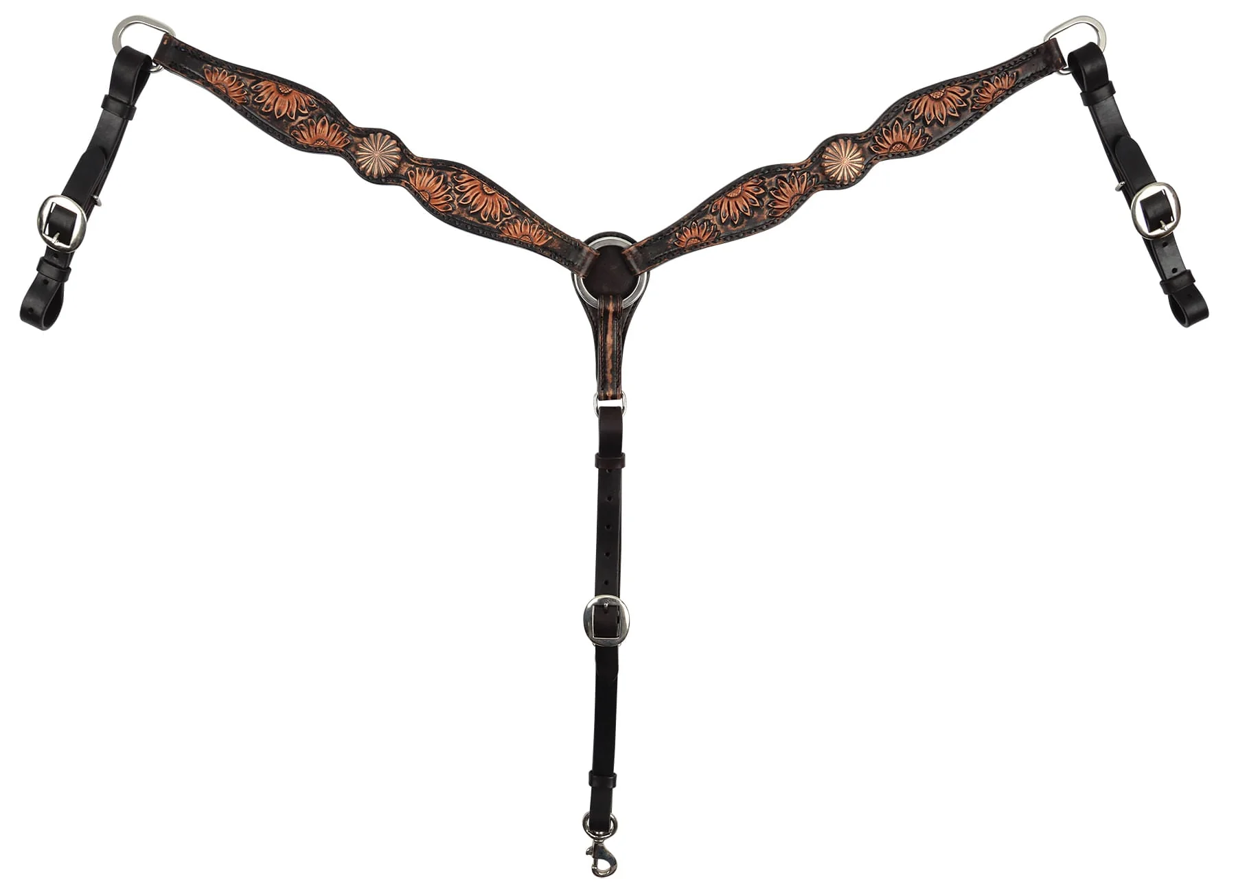 Circle Y Sunflower Breast Collar