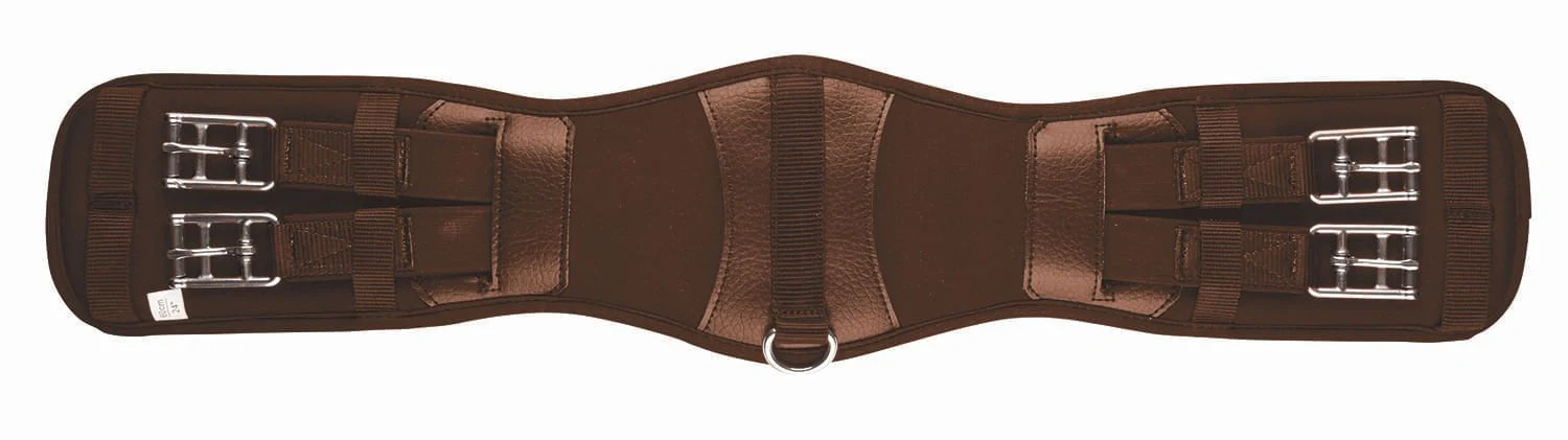 Collegiate Memory Foam Mono Flap Girth, Brown - Image 9