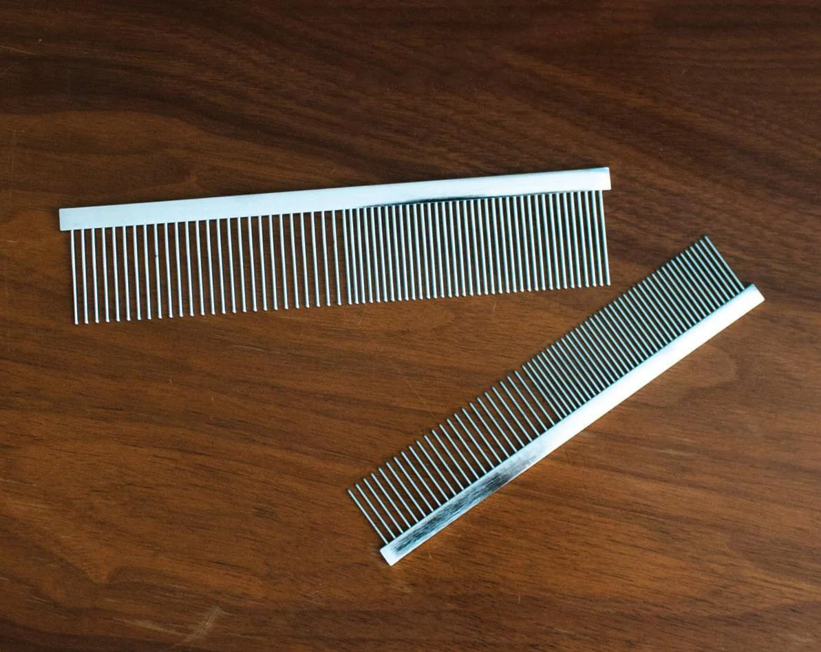 Jeffers Flat Back Pet Grooming Combs - Image 5