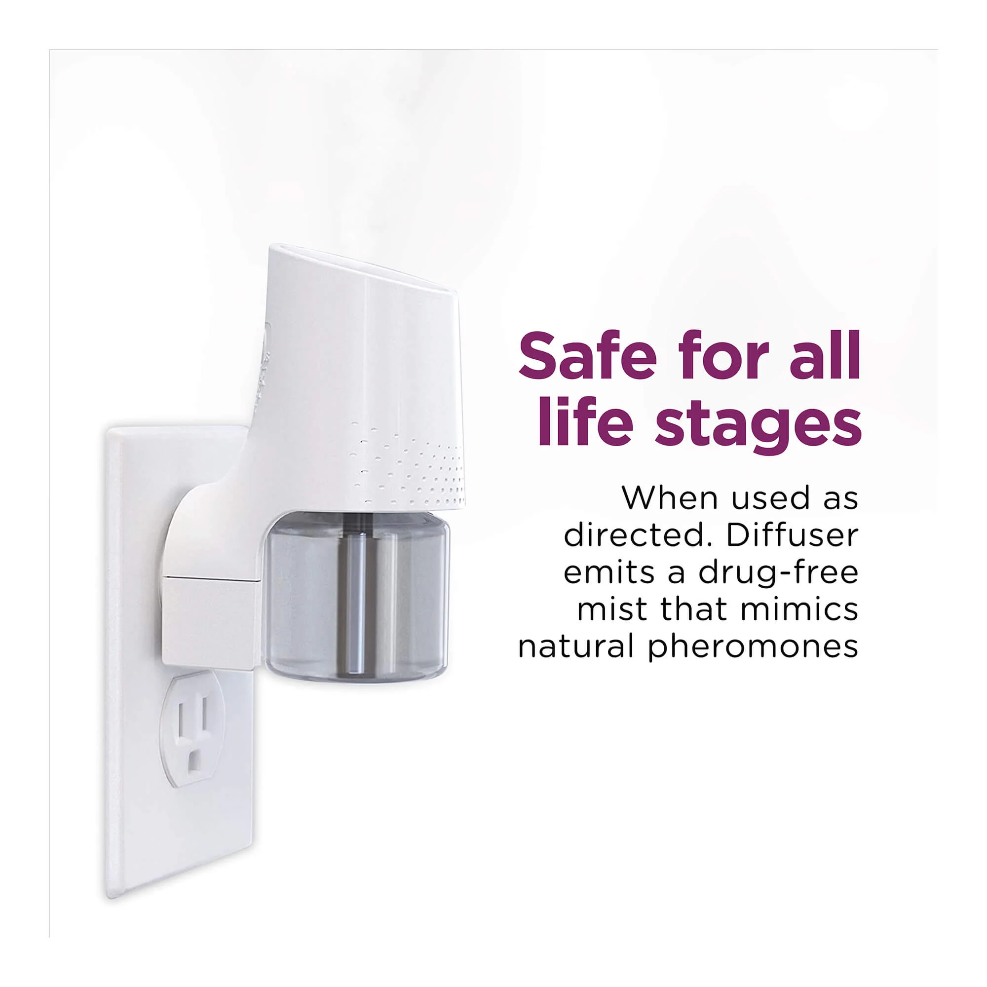 Comfort Zone Cat Calming Diffuser & Refills for Cats & Kittens - Image 7