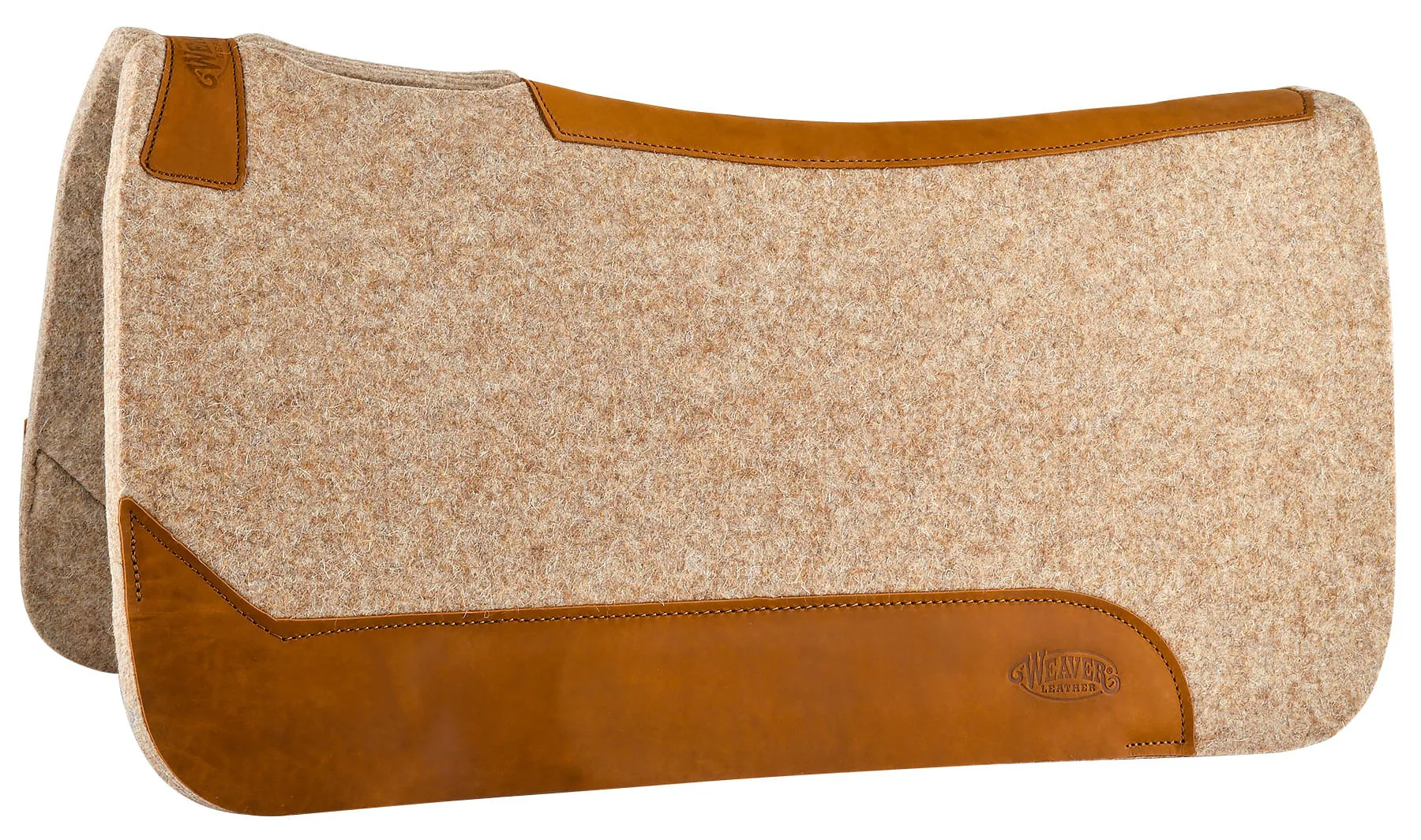 Contoured Felt Saddle Pad for Horses, 3/4" x 31" x 32" - Image 2
