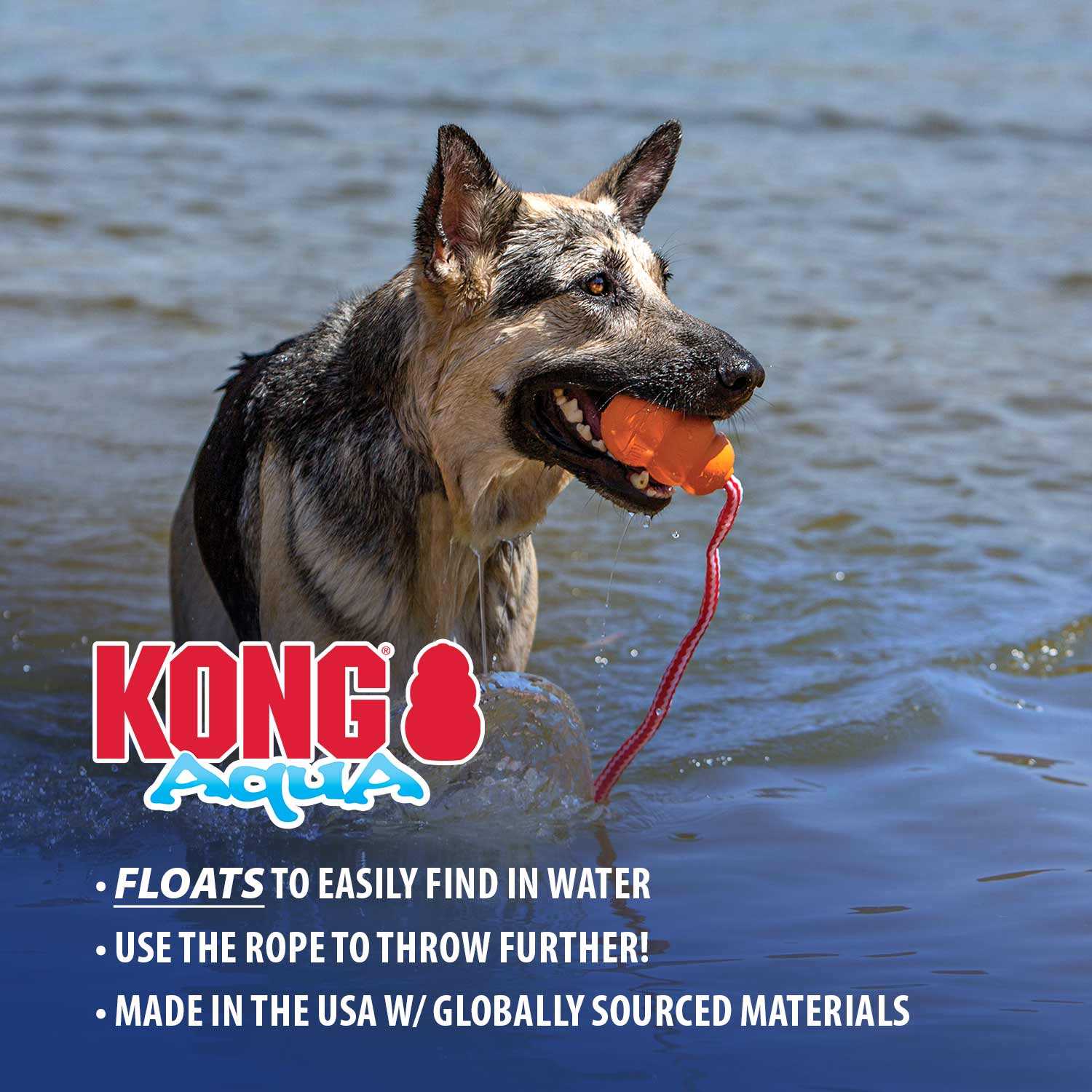 KONG Aqua Floating Water Dog Toy - Image 5