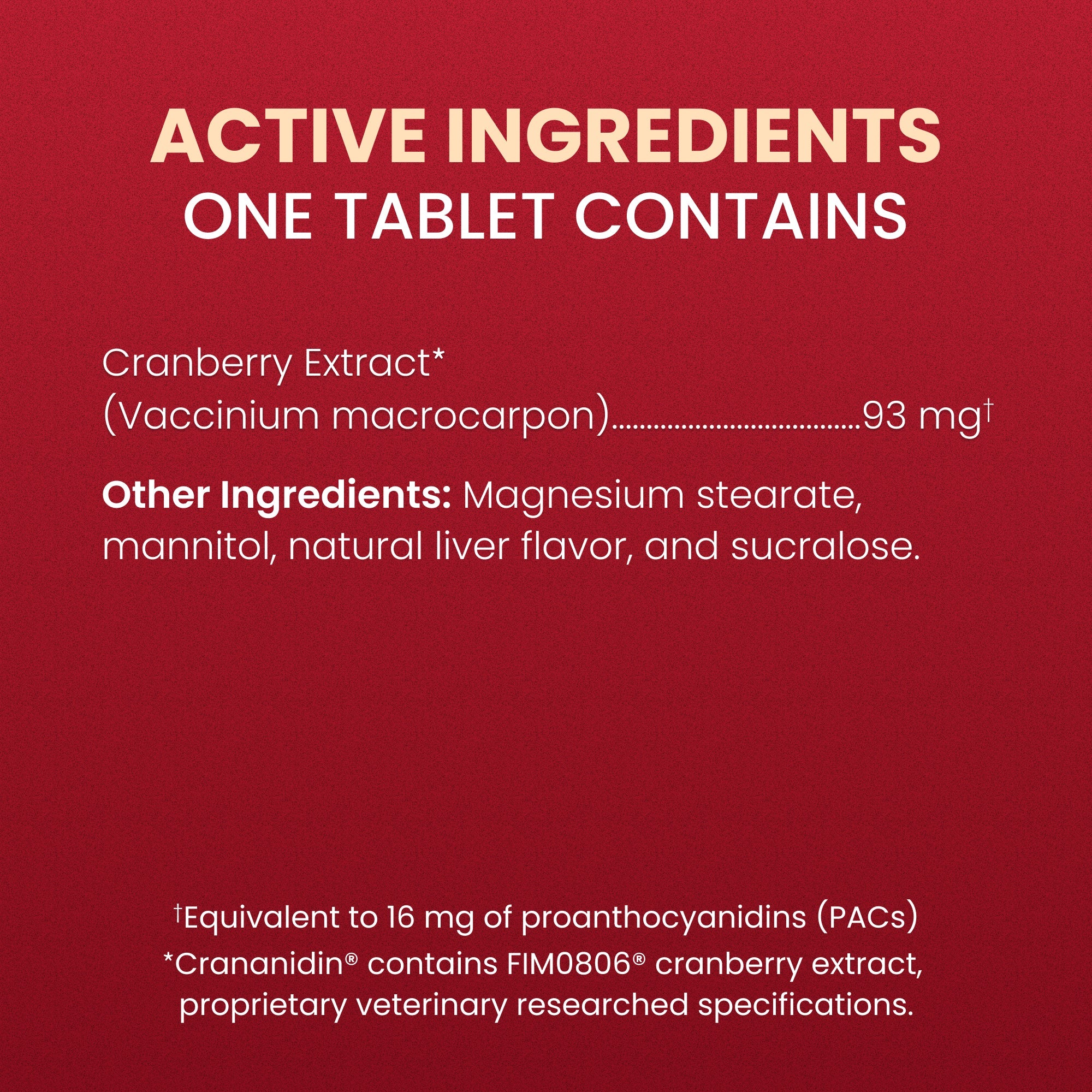 Nutramax Crananidin - Cranberry Extract Urinary Tract Health Supplement for Dogs, 75 Chewable Tablets - Image 5