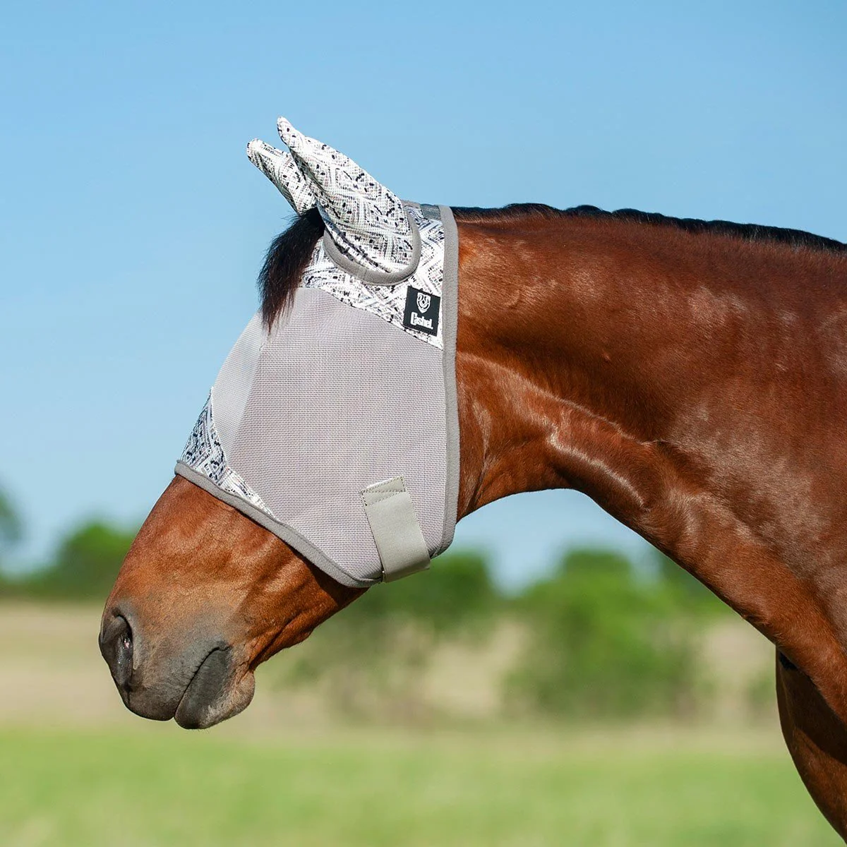 Cashel Crusader Fly Mask with Ears for Horses, Durable Micromesh UV Protection - Image 8