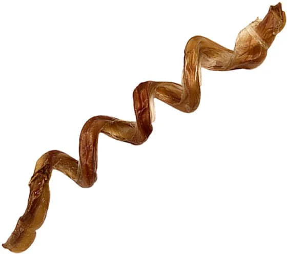 Jones Curly Q Bully Stick, approx. 8"-10"L