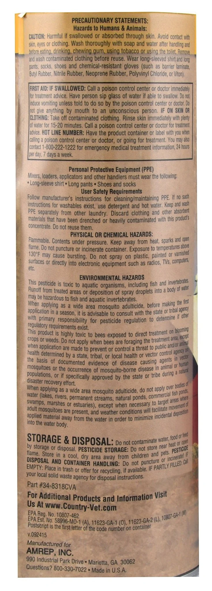 Farm & Dairy CV-80D Insect Control, 18.5 oz - Image 3