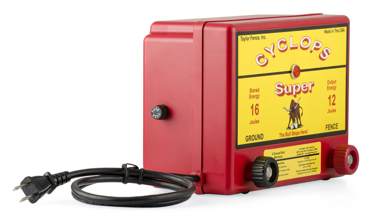 Cyclops Super 12 Joule AC Fence Charger - Image 3