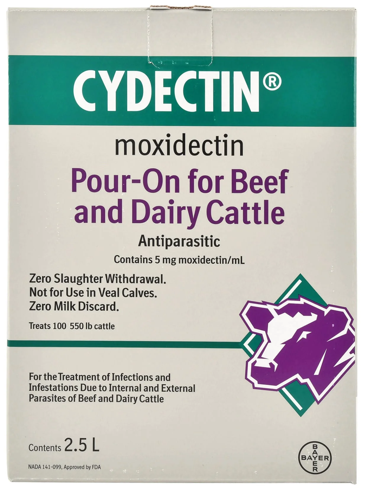 Cydectin Pour-On Cattle Wormer & Applicator Gun, Moxidectin Dewormer for Beef & Dairy, Long-Lasting Parasite Control - Image 7