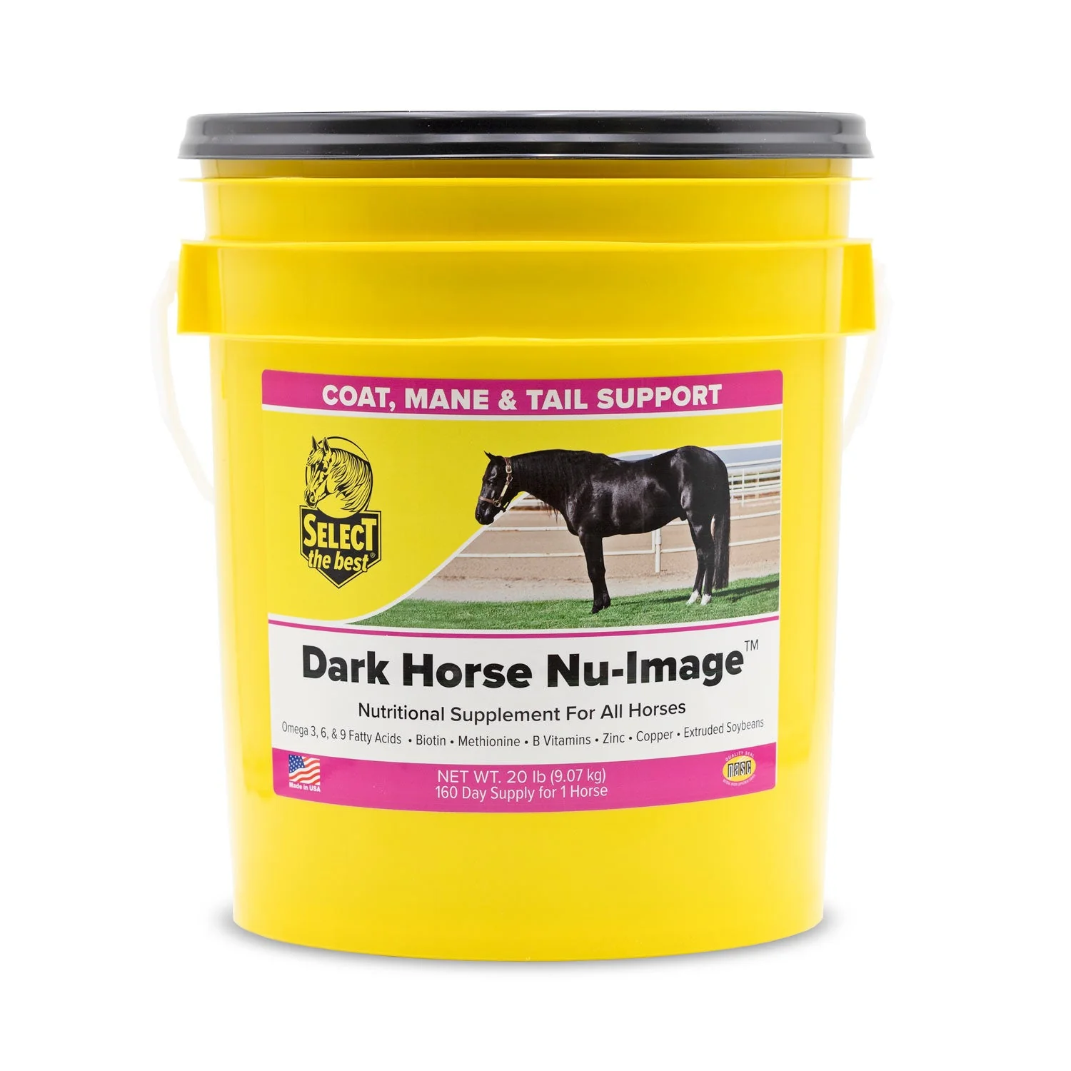 Dark Horse Nu-Image Coat, Mane & Tail Supplement for Horses - Image 3