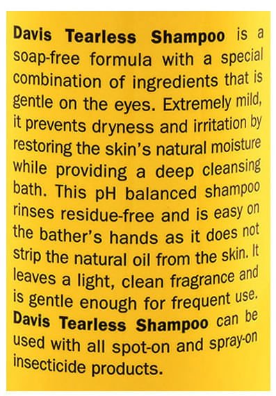 Davis Tearless Shampoo for Dogs and Cats - Image 3
