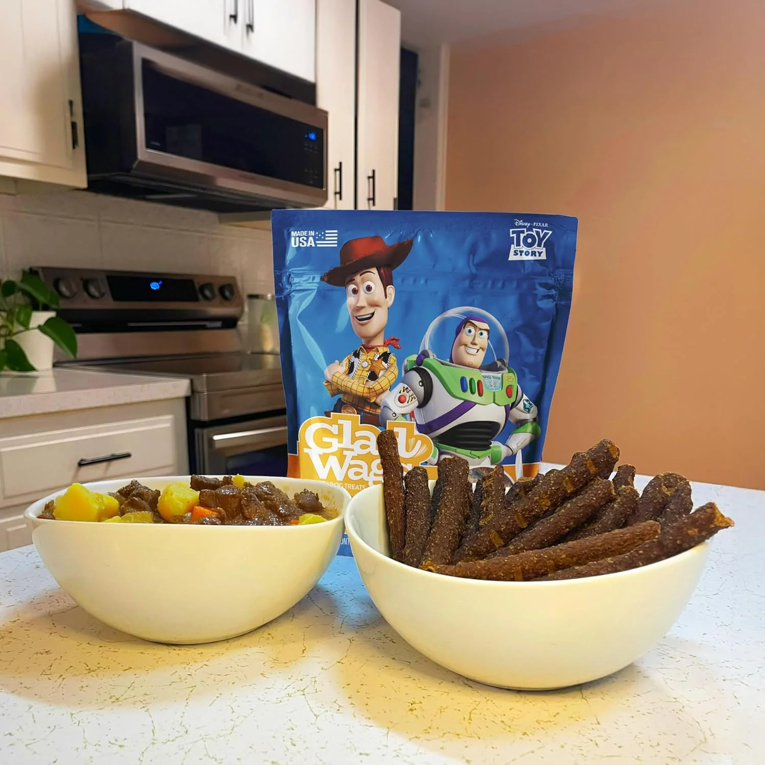 Disney Glad Wags Dog Treats - Chicken, Beef, Turkey & Pork Homestyle Jerky, Grain-Free, 12 oz, Made in USA - Image 14