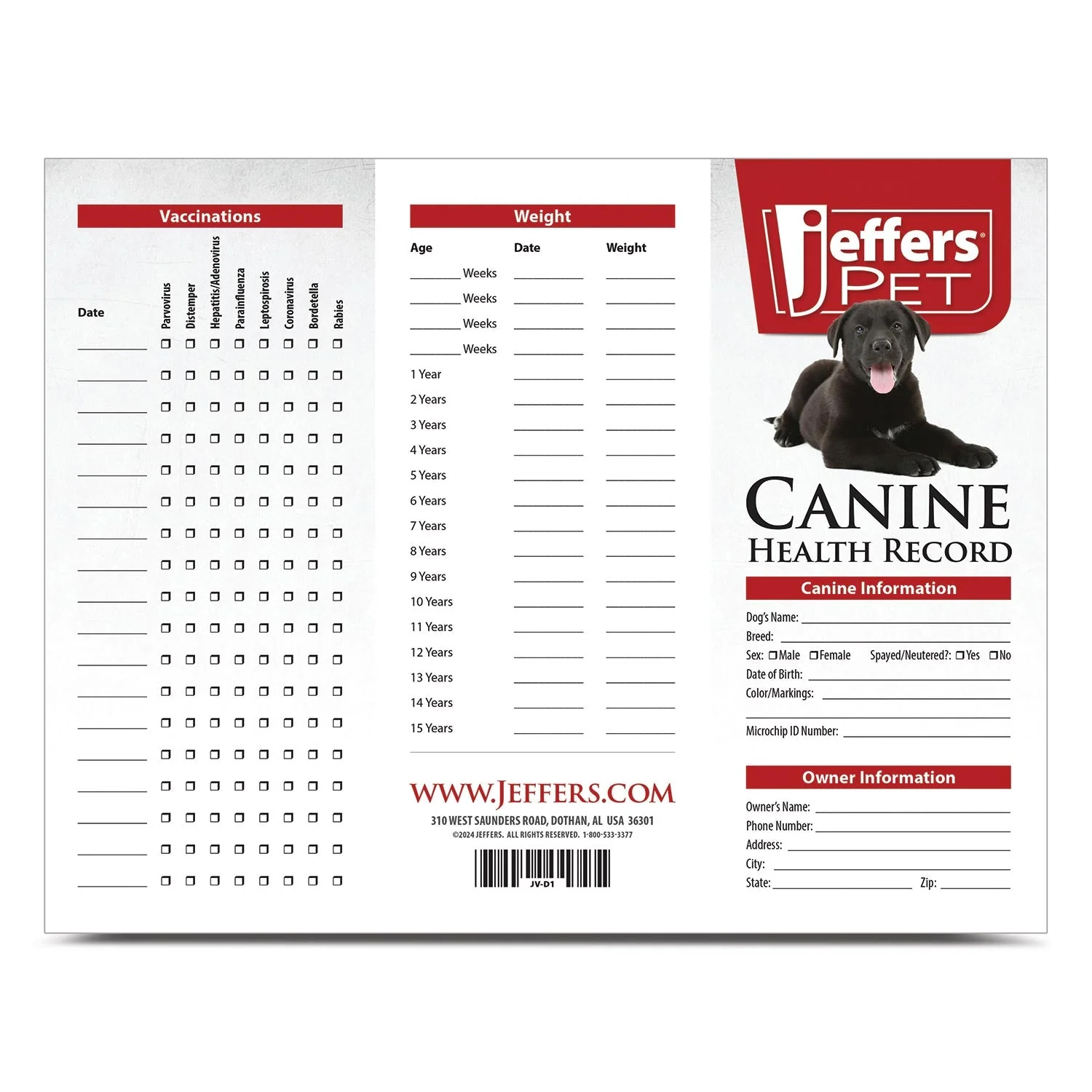 Jeffers Dog Health Record - Image 10
