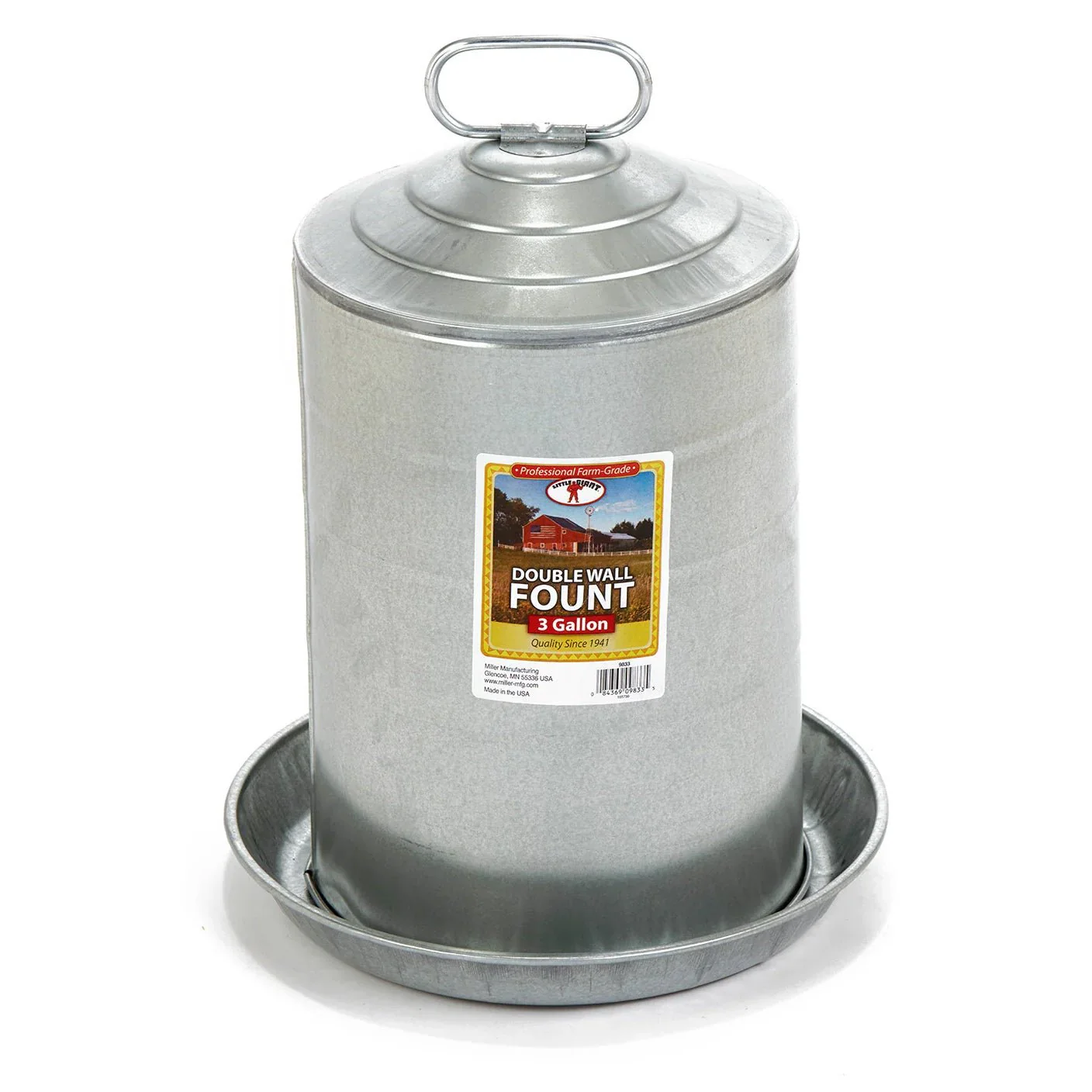 Little Giant Double Wall Fountain Poultry & Chicken Waterer - Image 4