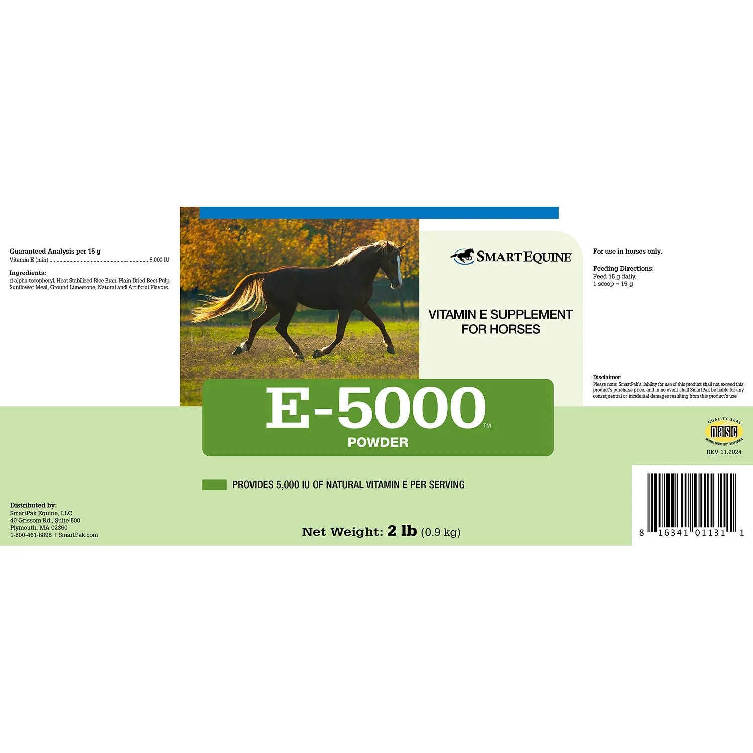 E-5000, Vitamin E Supplement for Horses, Powder - Image 2