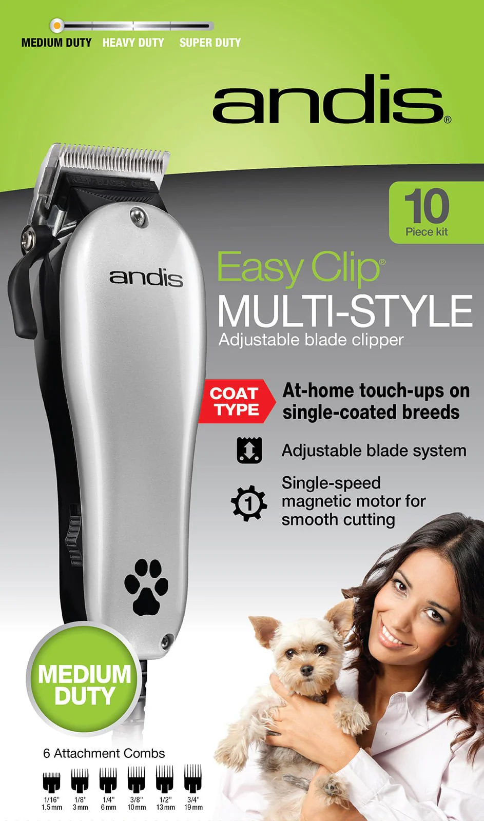 Andis EasyClip Multi-Style Adjustable Blade Clipper Kit - Image 2