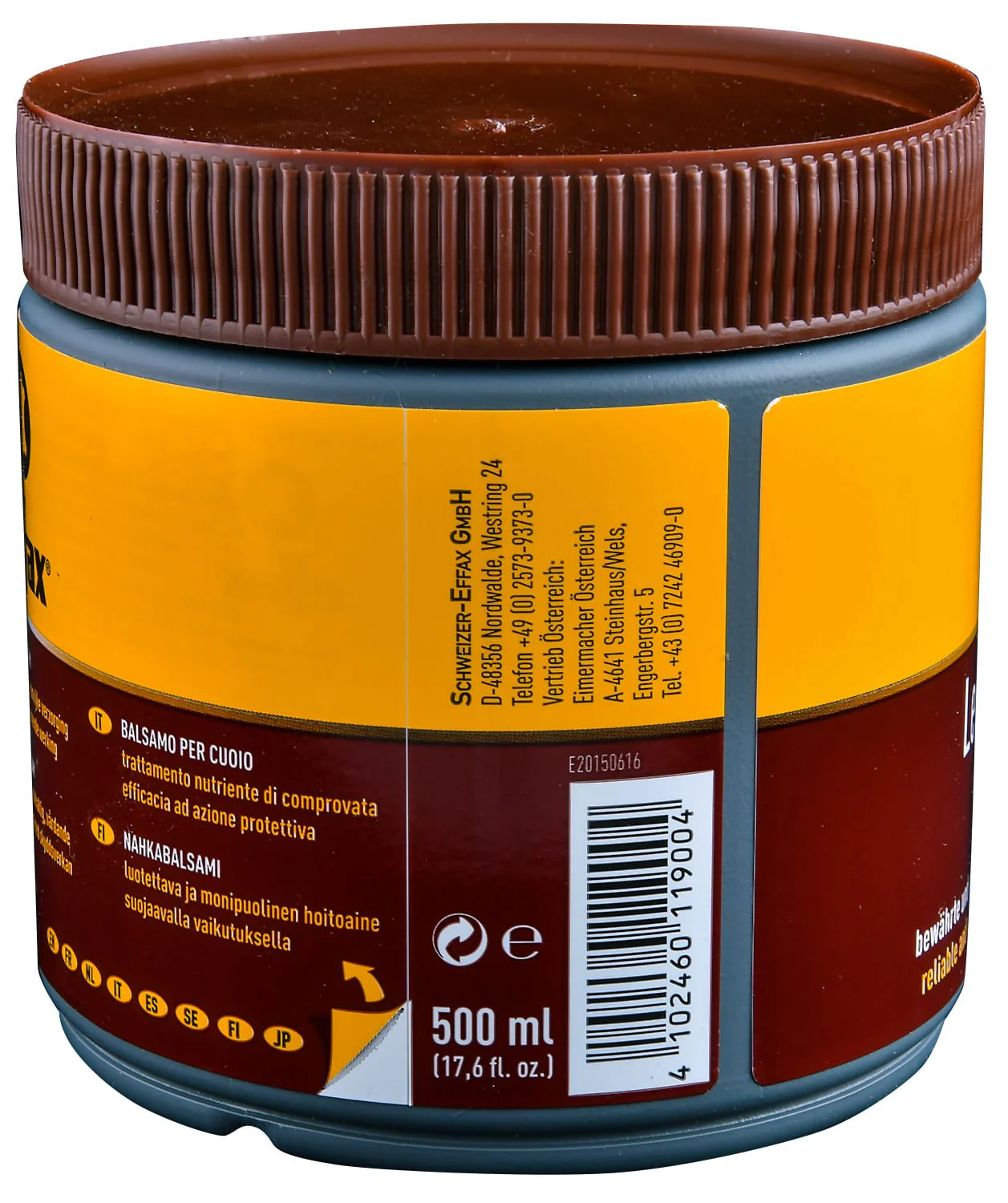 Effax Leather Balsam, 500 mL - Image 4