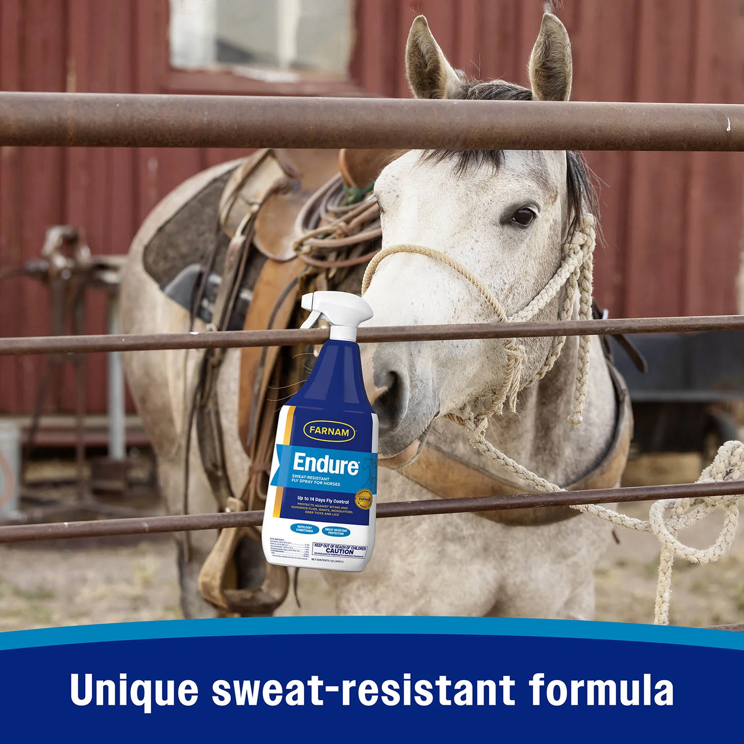 Farnam Endure Sweat-Resistant Fly Control Spray for Horses - Image 7