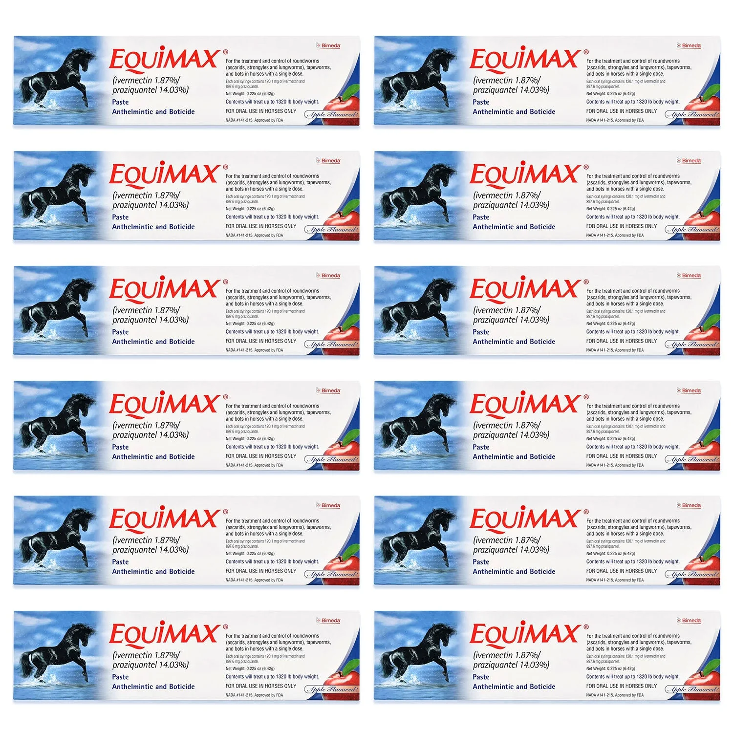 Equimax Horse Wormer Paste, Apple Flavored - Image 6