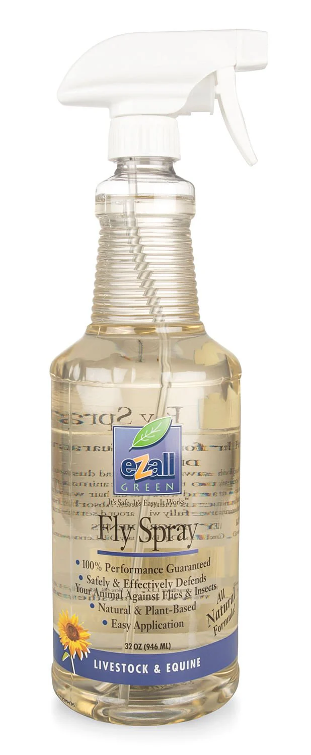 eZall Natural Fly Spray for Horses & Livestock