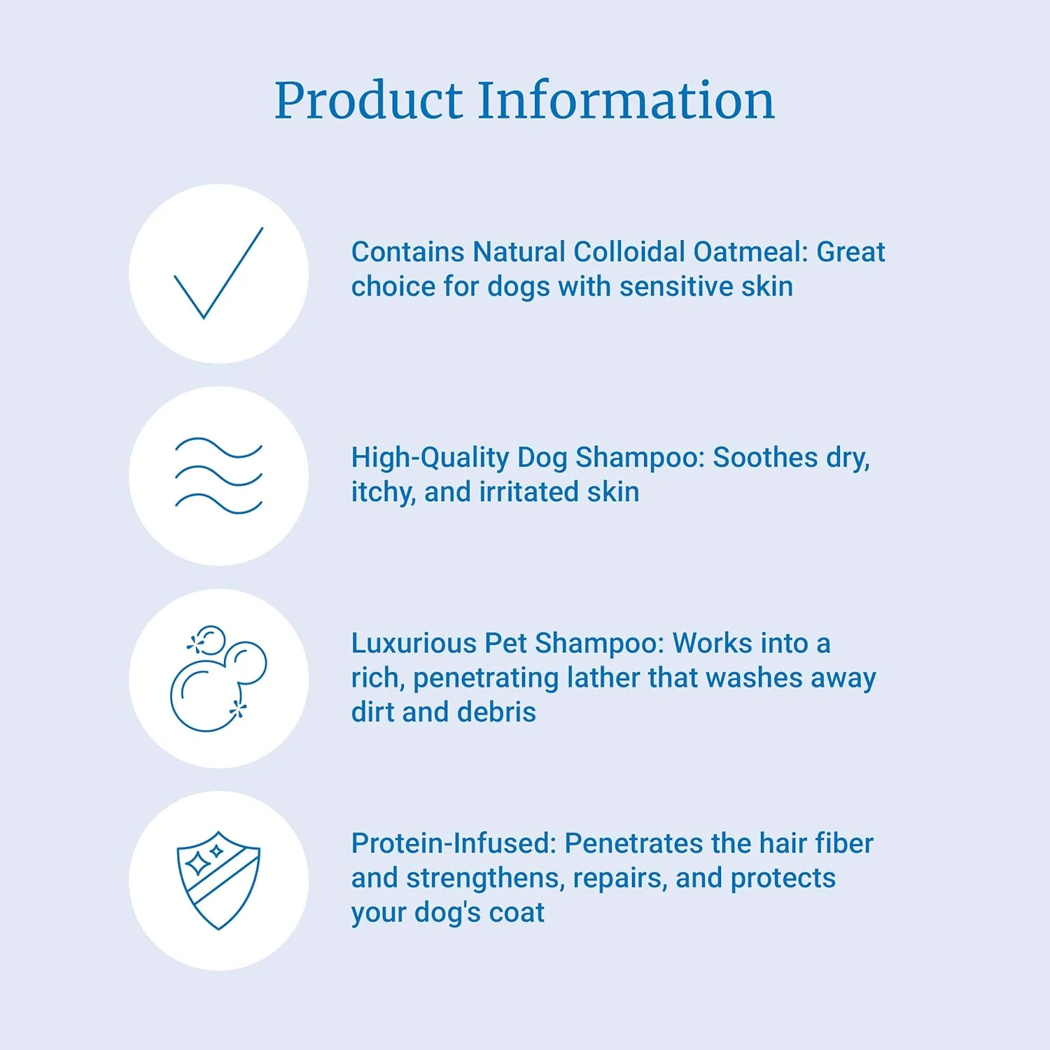 Fresh 'n Clean Oatmeal 'n Baking Soda Dog Shampoo - Image 2
