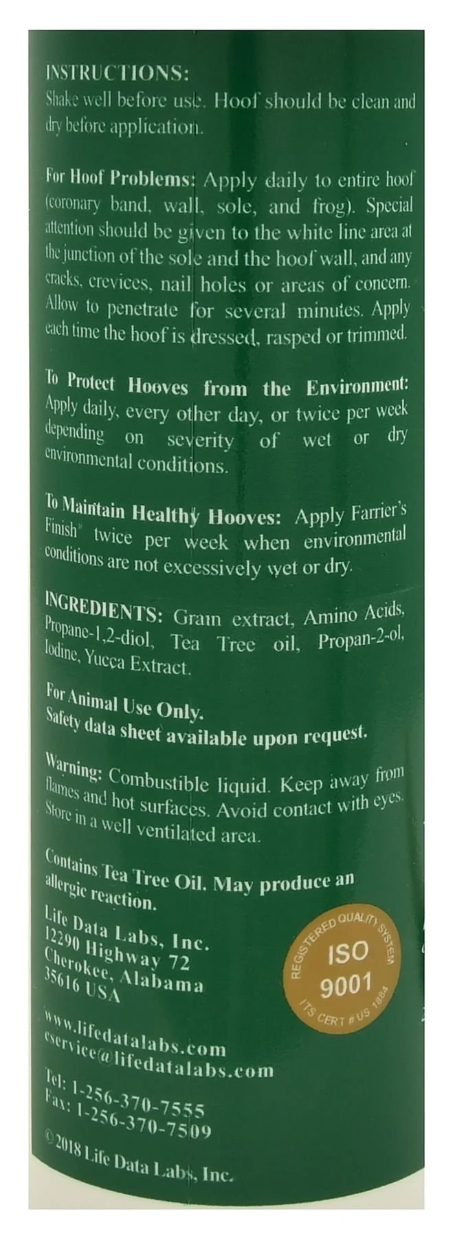 Farrier's Finish Hoof Disinfectant & Conditioner, 16 oz - Image 4