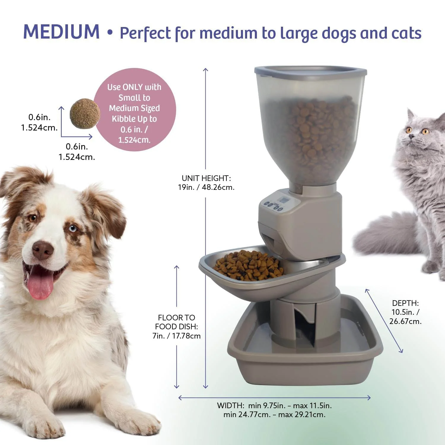 Feeding Friend Automatic Pet Feeder – Timed Portion Control Food & Water Dispenser for Cats and Dogs - Image 19