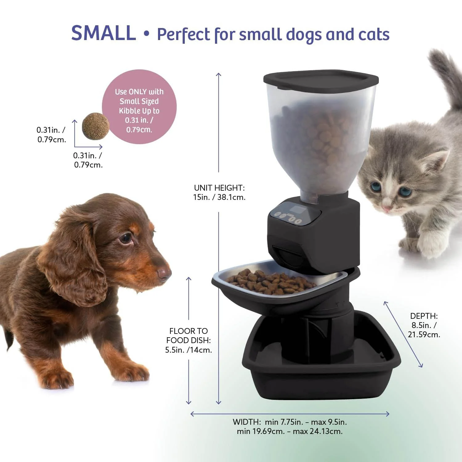 Feeding Friend Automatic Pet Feeder – Timed Portion Control Food & Water Dispenser for Cats and Dogs - Image 9