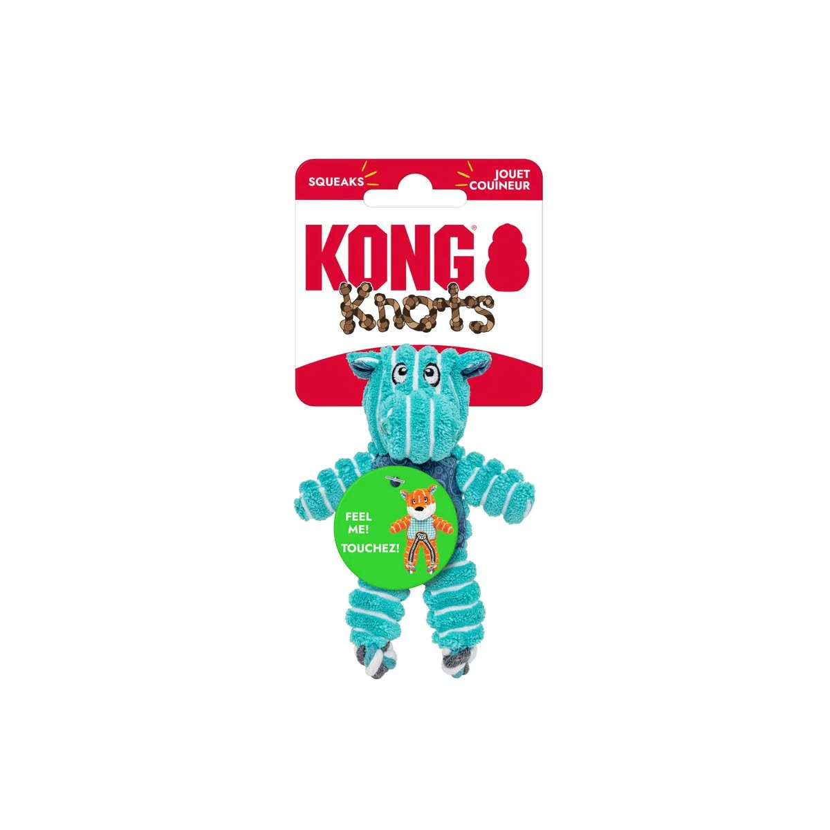 KONG Floppy Knots Plush Dog Toy with Internal Rope & Squeaker - Image 36