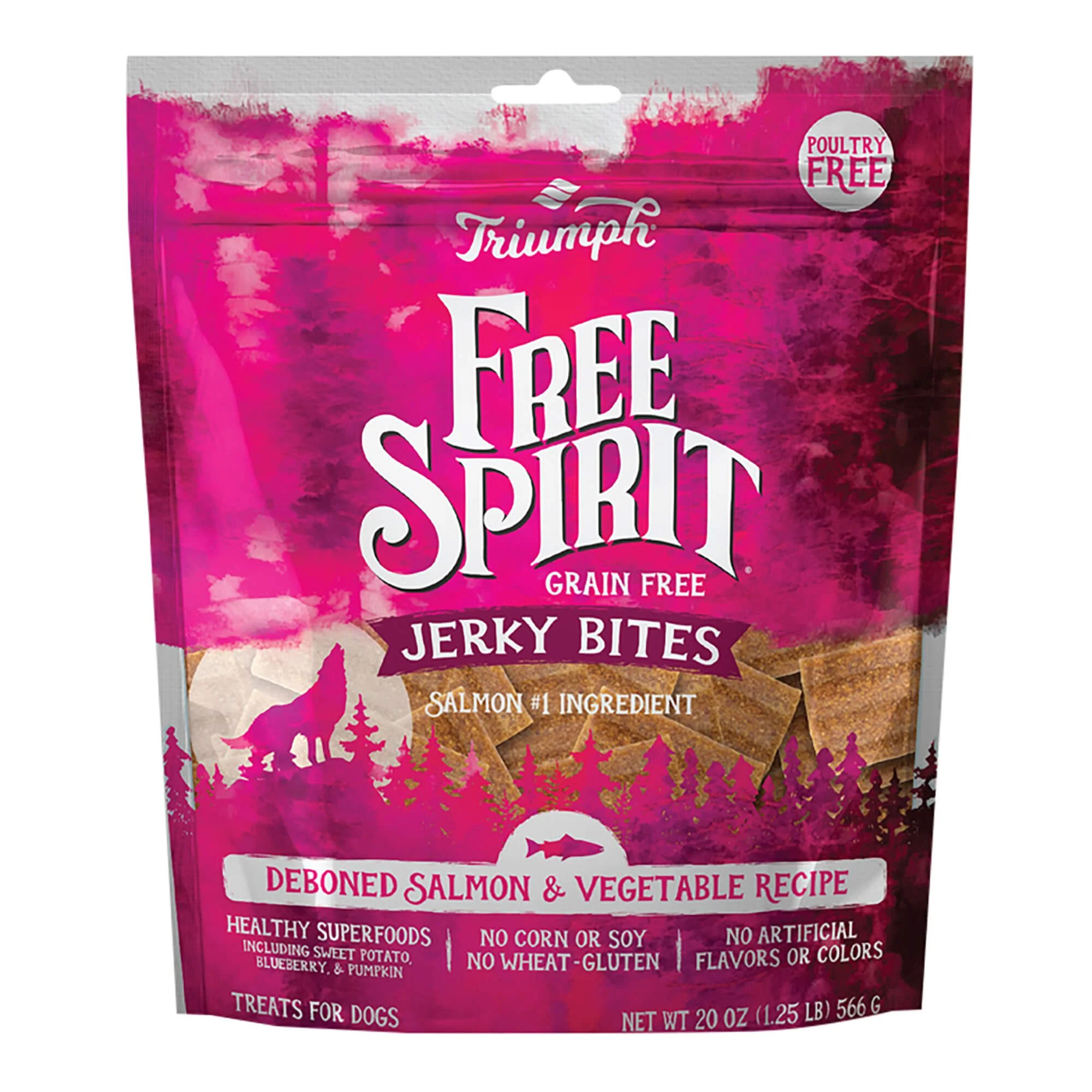 Free Spirit Deboned Jerky Bites Dog Treats, 20 oz - Image 5