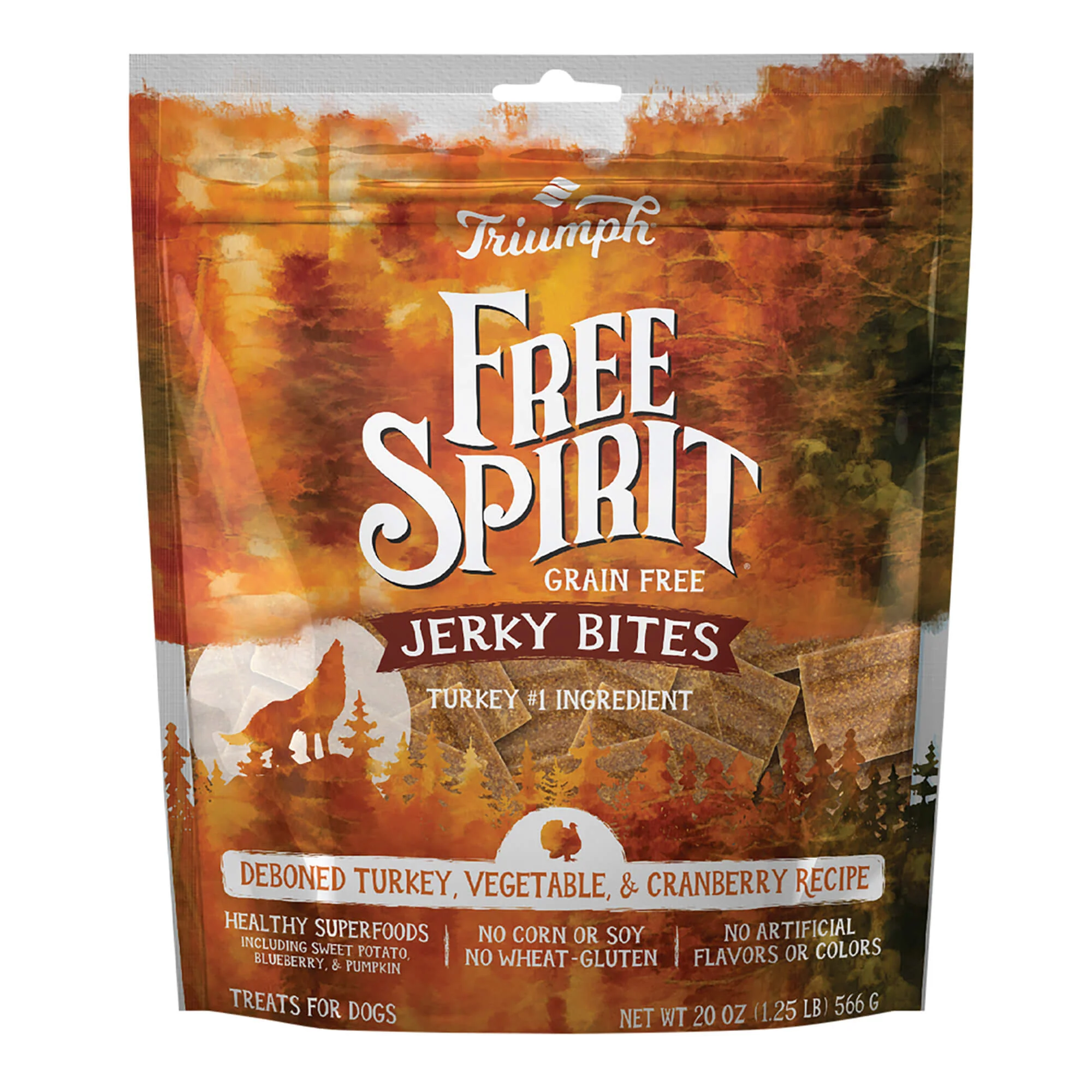 Free Spirit Deboned Jerky Bites Dog Treats, 20 oz - Image 7