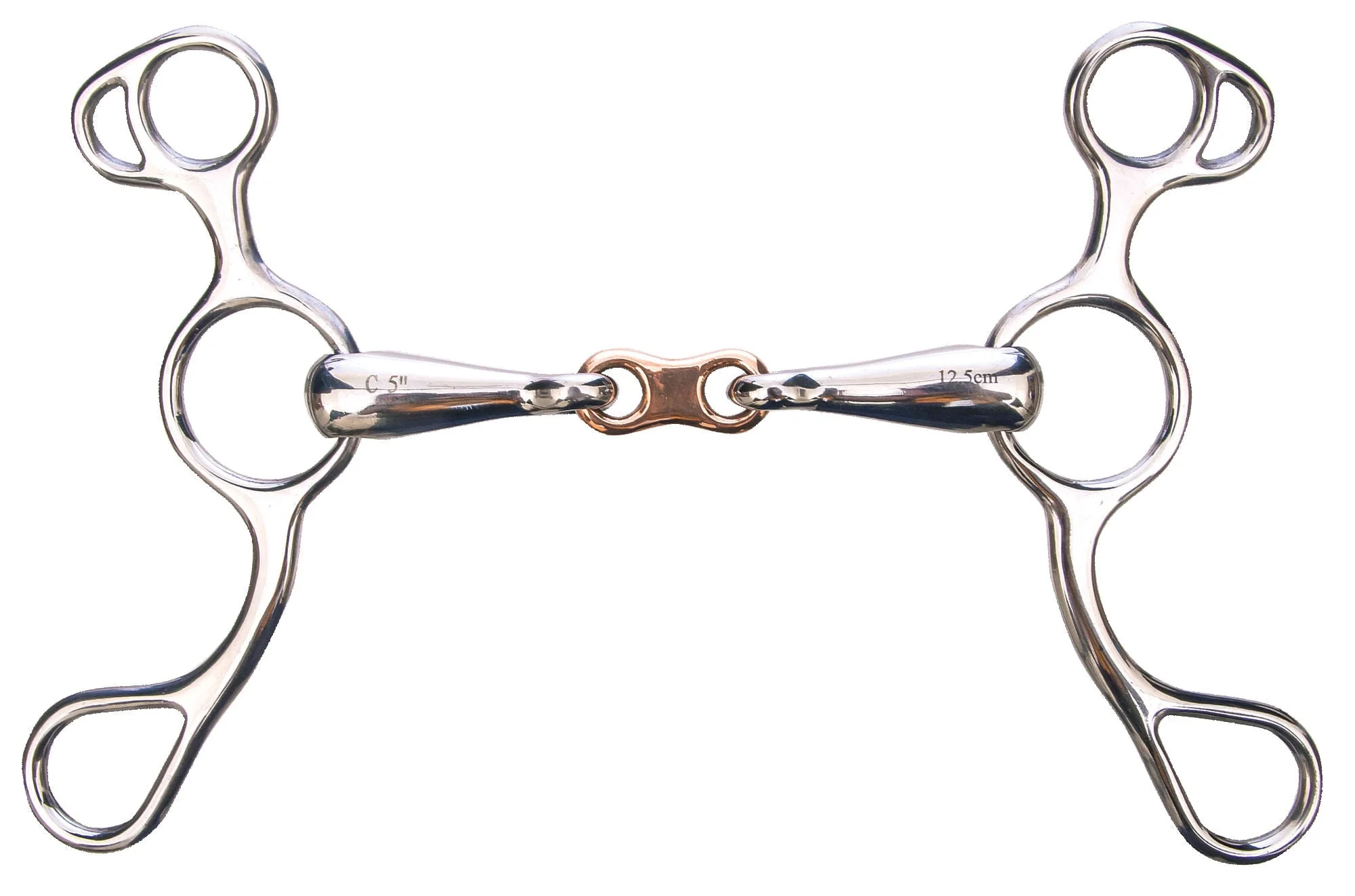Shires French Link Sliding Gag Bit