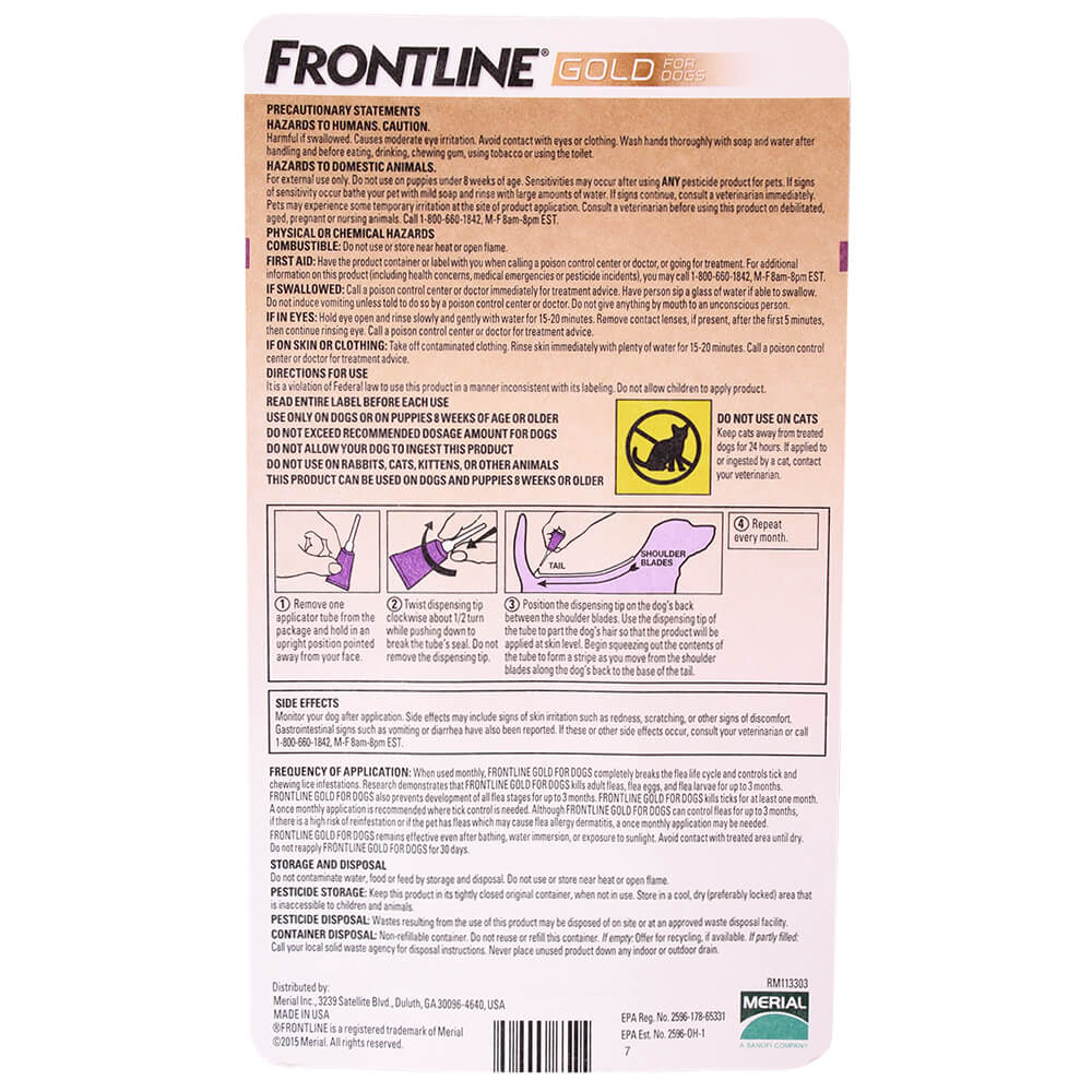 Frontline Gold for Dogs - Image 10