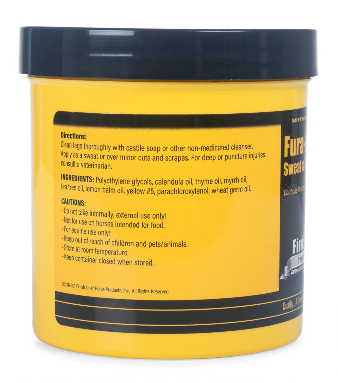 Finish Line Fura-Free Sweat & Salve for Horses, 1 lb jar - Image 2