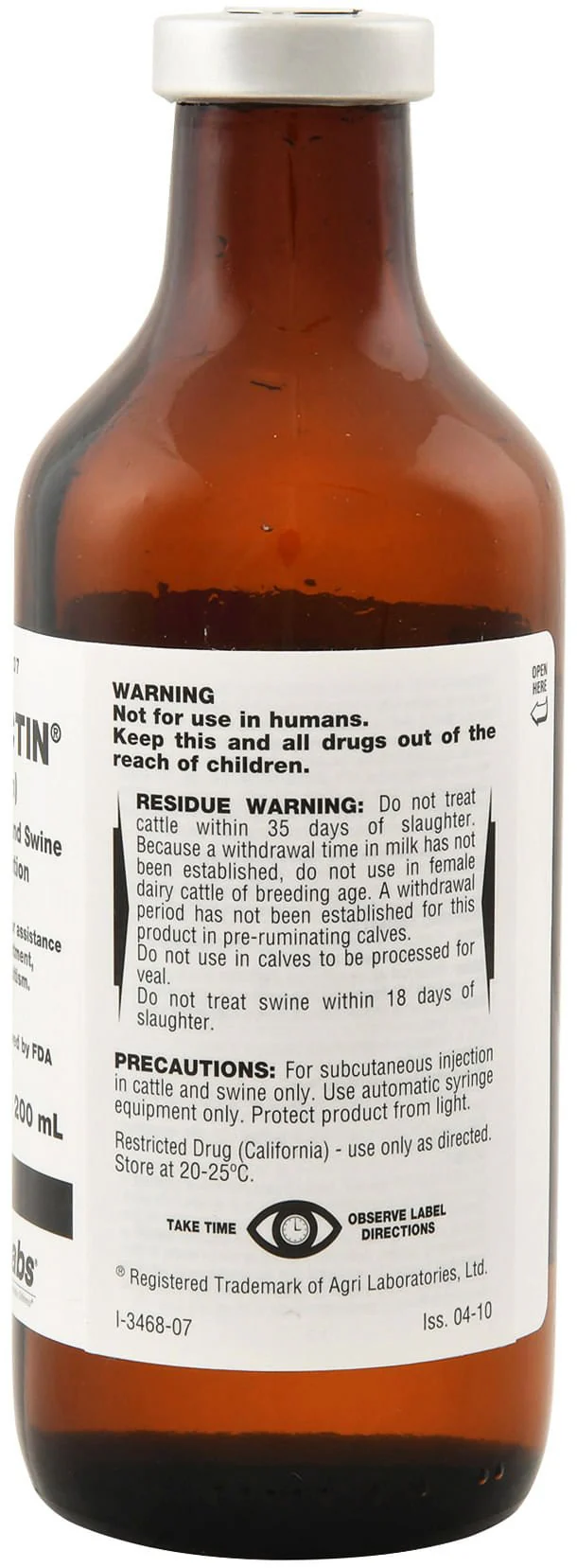Injectable 1% Ivermectin Cattle & Swine Dewormer - Image 4