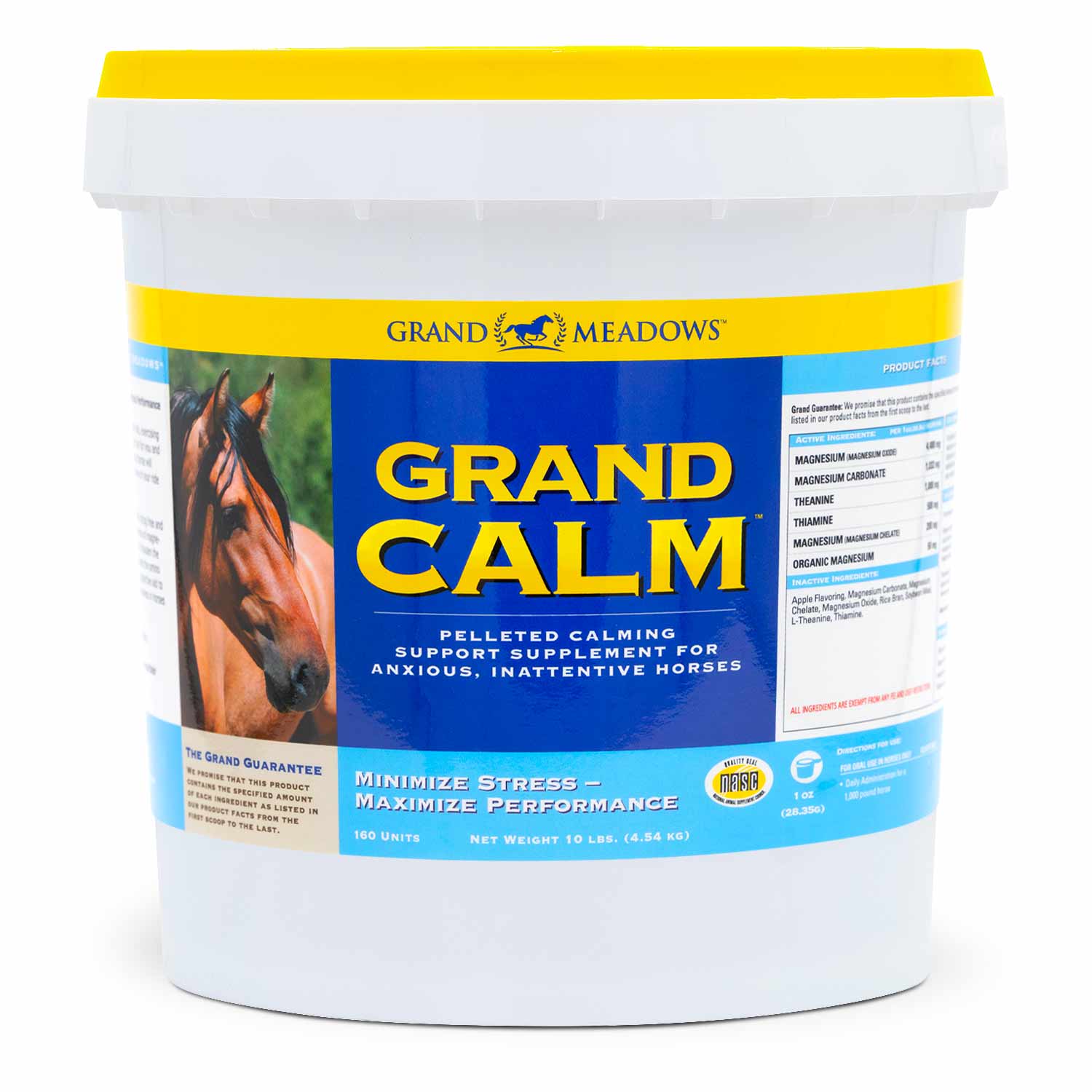 Grand Calm Pelleted Supplement for Horses - Image 4